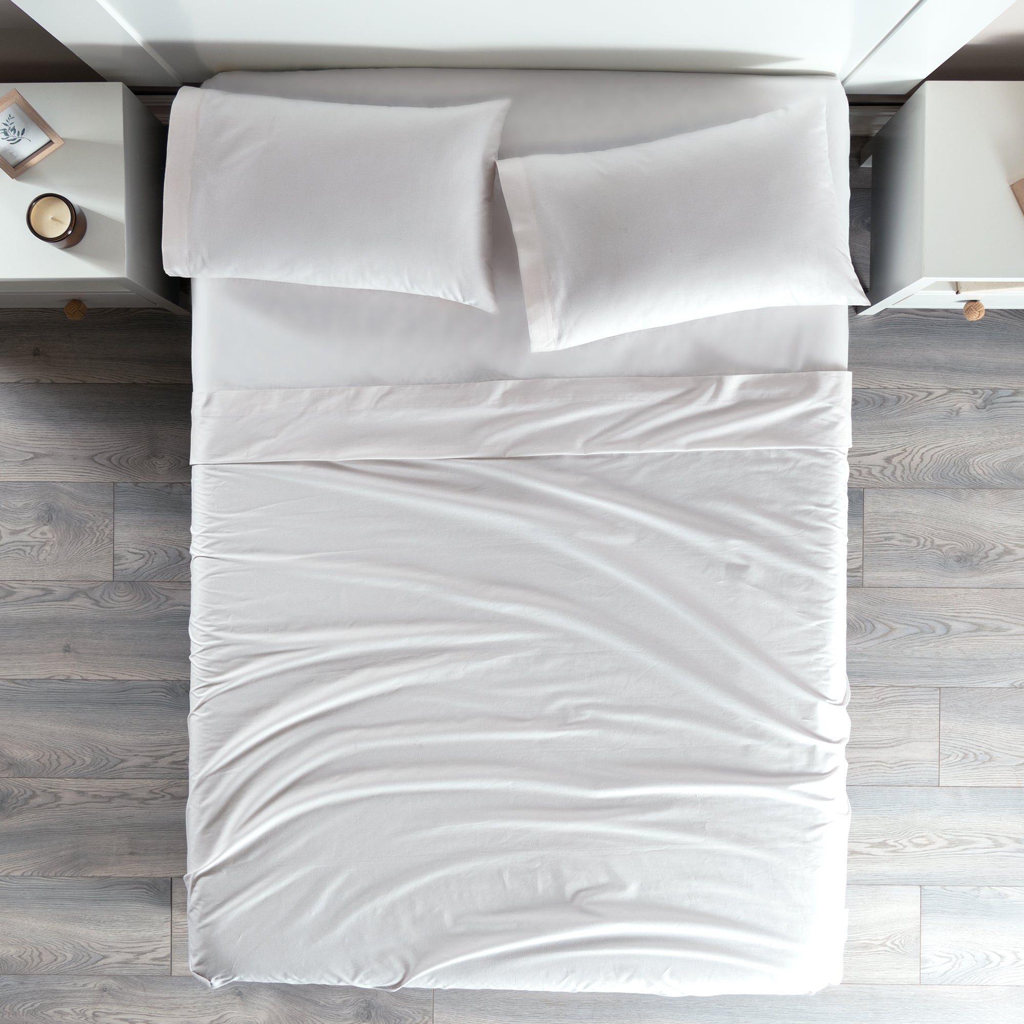 VIANNEY Juego De Sábanas Frescas 100% Algodón Cabos Vialifresh