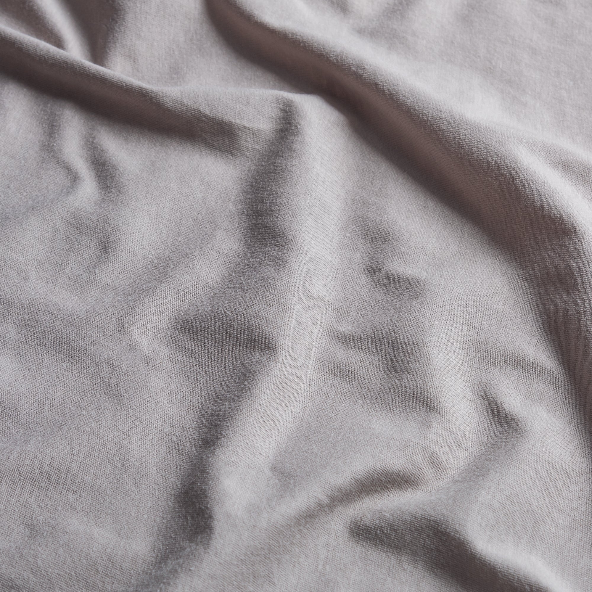 VIANNEY Juego De Sábanas Frescas Con Tejido De Camiseta 100% Algodón Gris Glacial