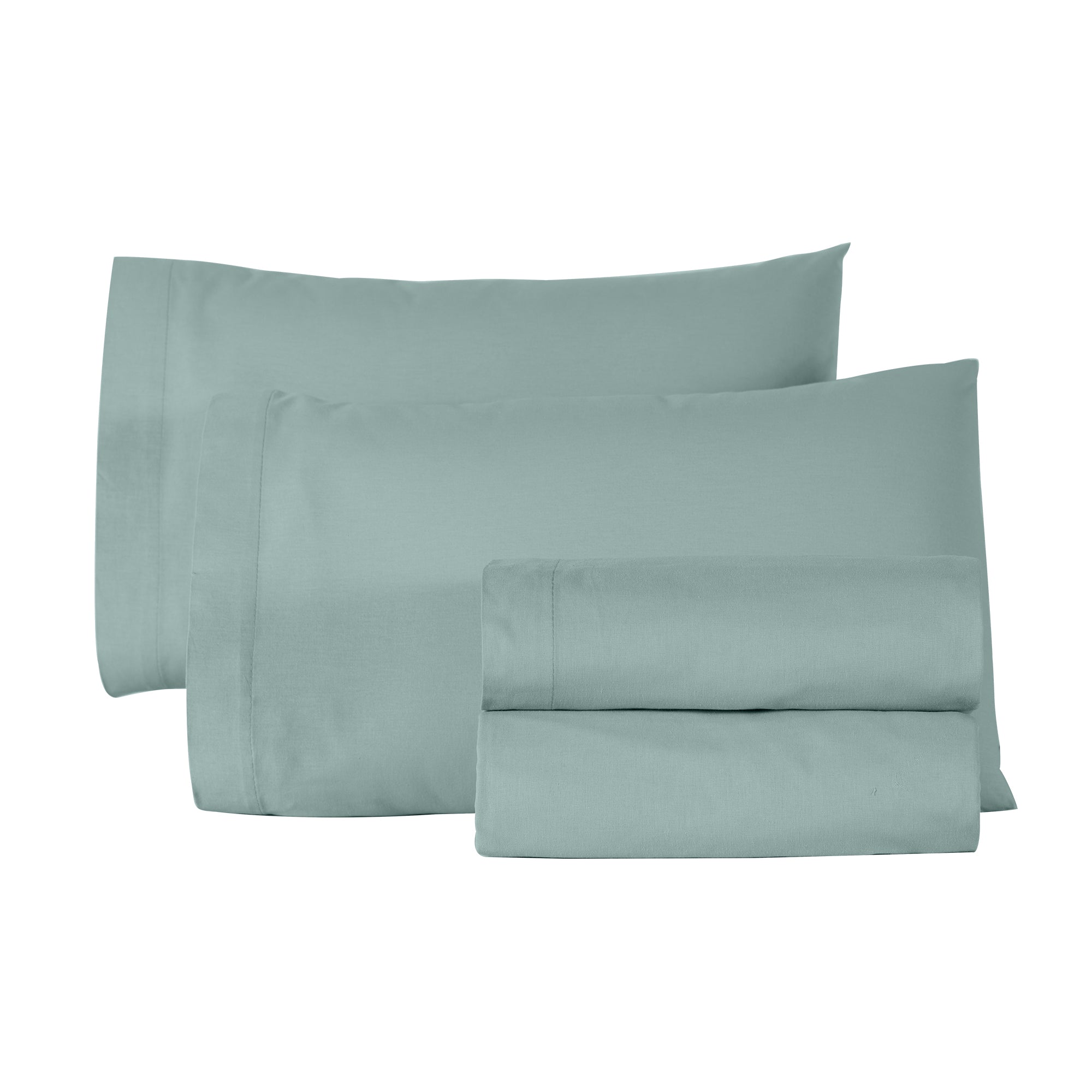 VIANNEY Juego De Sábanas Frescas 100% Algodón Cabos Menta