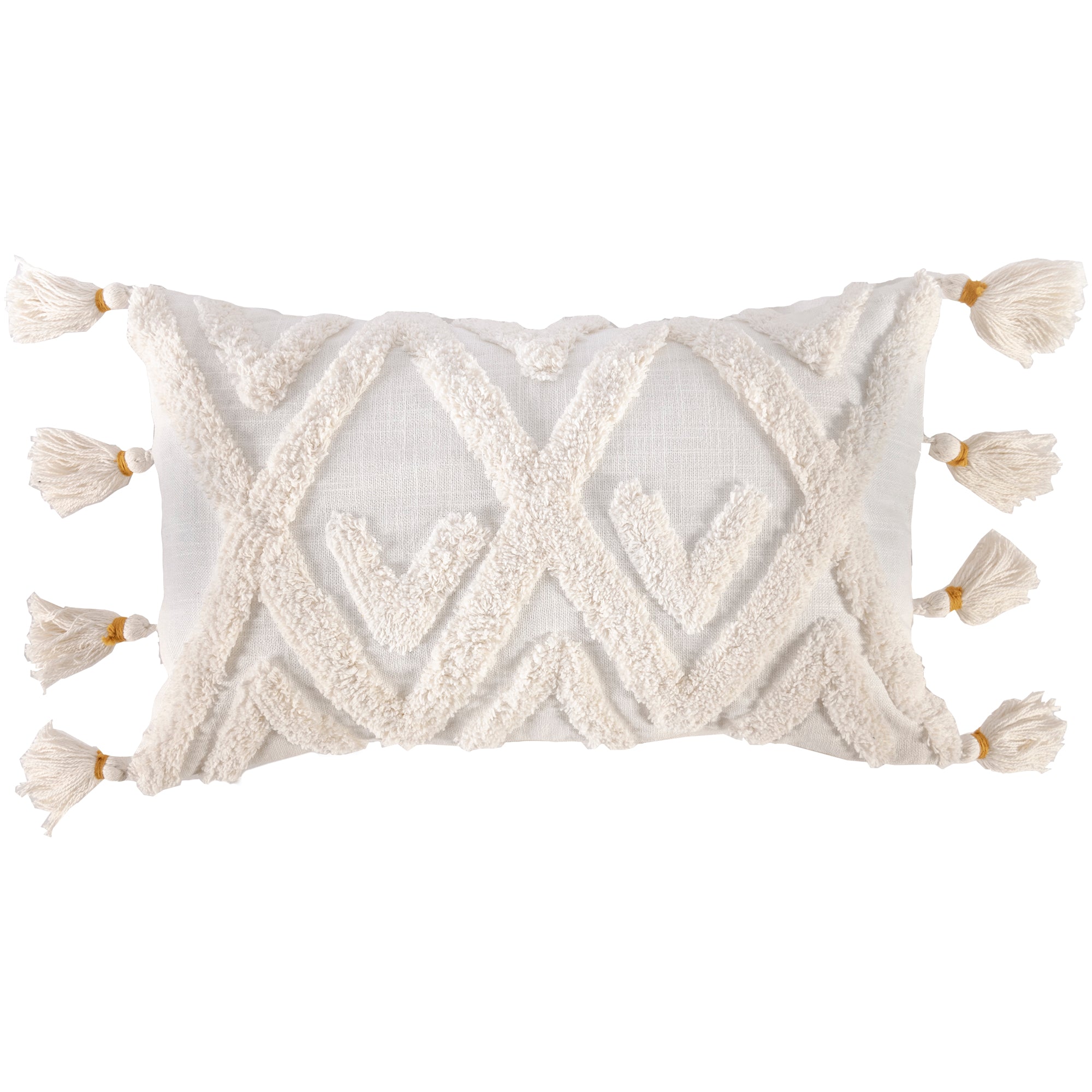 VIANNEY Funda De Cojín, Con Tejido Mumbai Beige