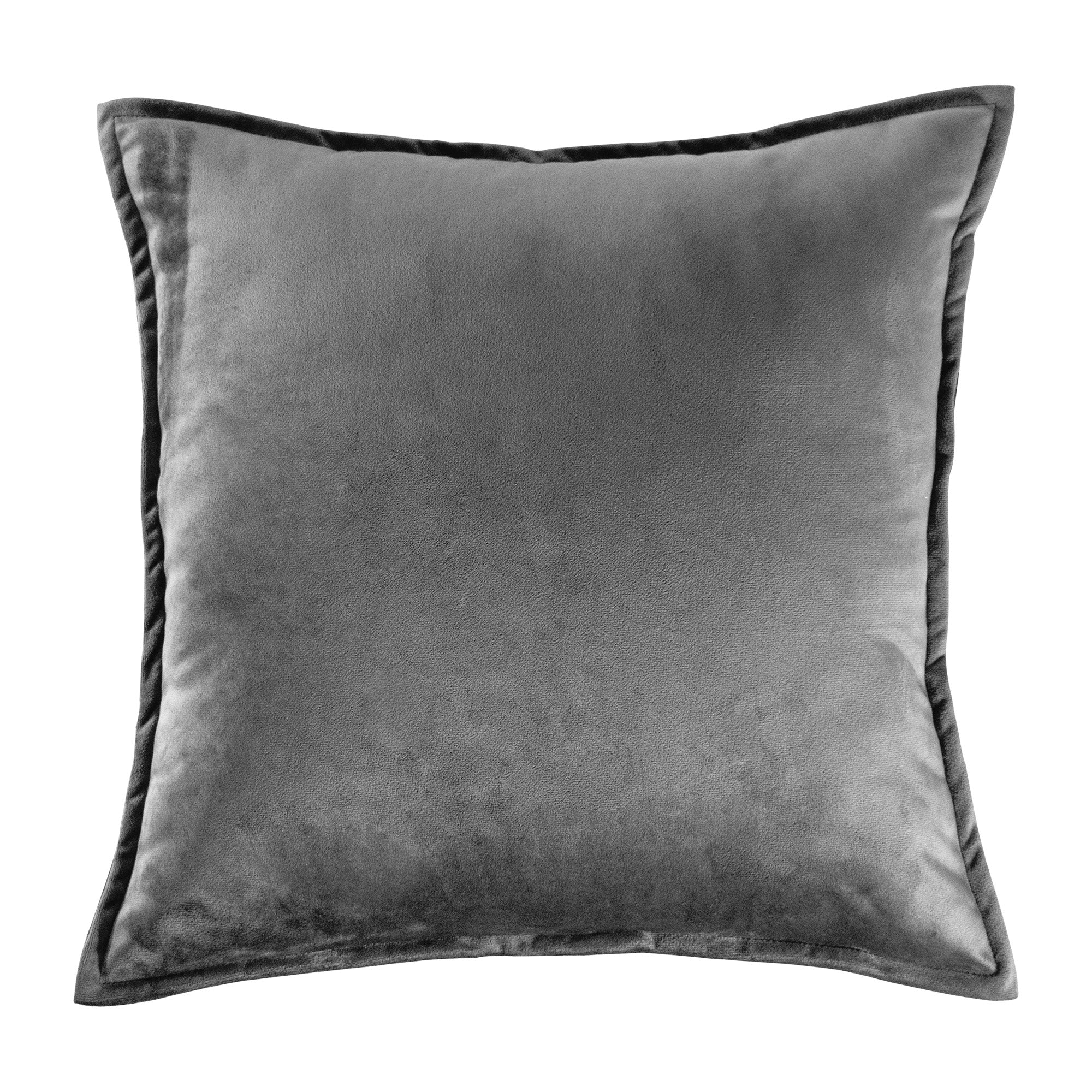 VIANNEY Funda De Cojín, Con Textura De Terciopelo Velvet Gris