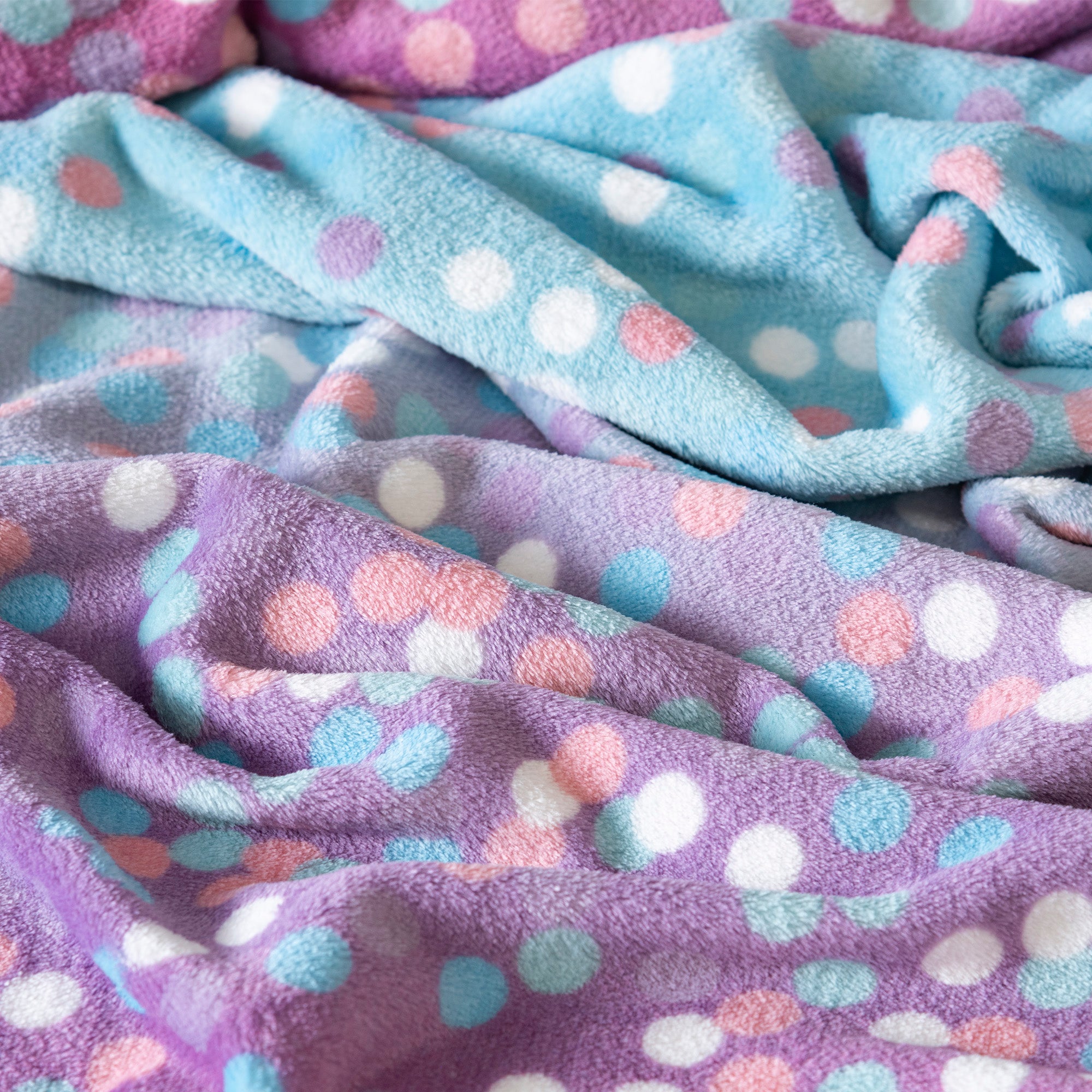 VIANNEY Cobertor Ligero Estampado Súper Suave Colors