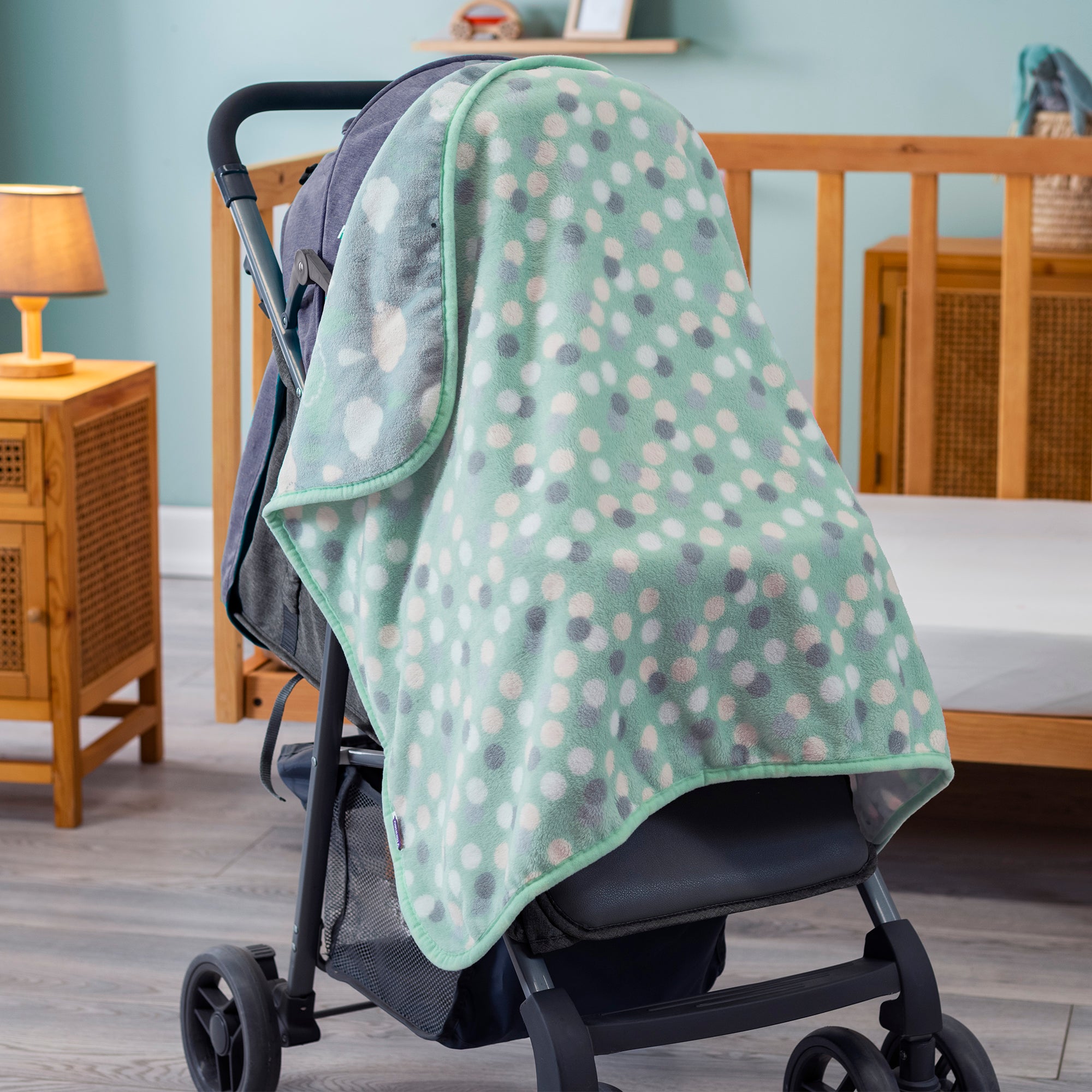 VIANNEY Cobijita Ligera Para Bebé Doble Vista Ultrasuave Elephant
