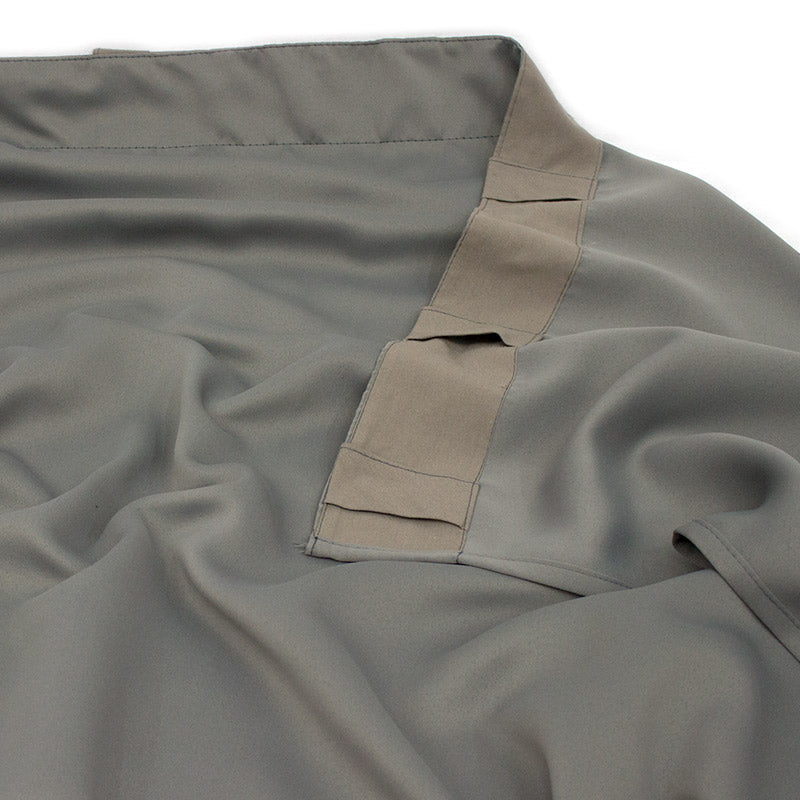 VIANNEY Set De Cortinas Blackout Luz Baja Catania Gris