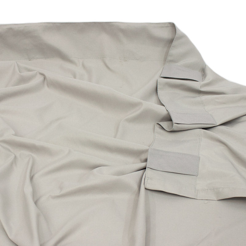 VIANNEY Set De Cortinas Luz Media Lisas Viasoft Gris