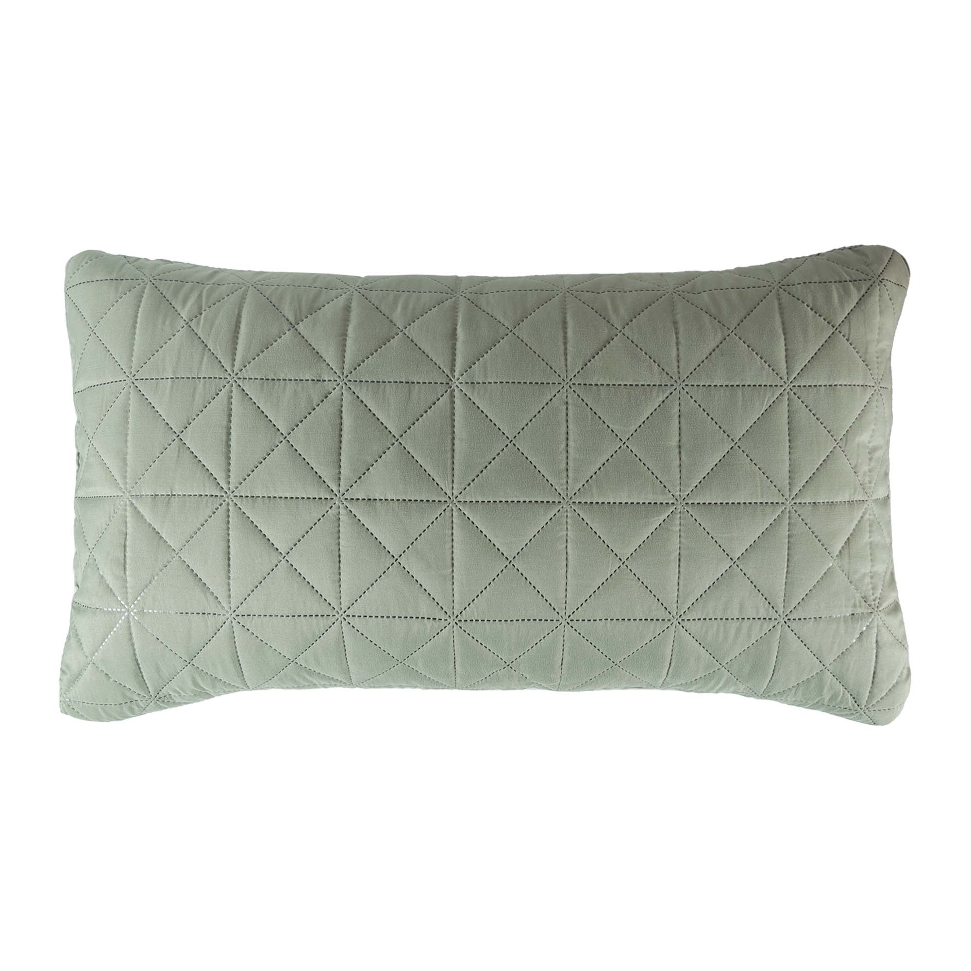 VIANNEY Funda Decorativa De Almohada, Reversible Doble Vista Novo Olivo