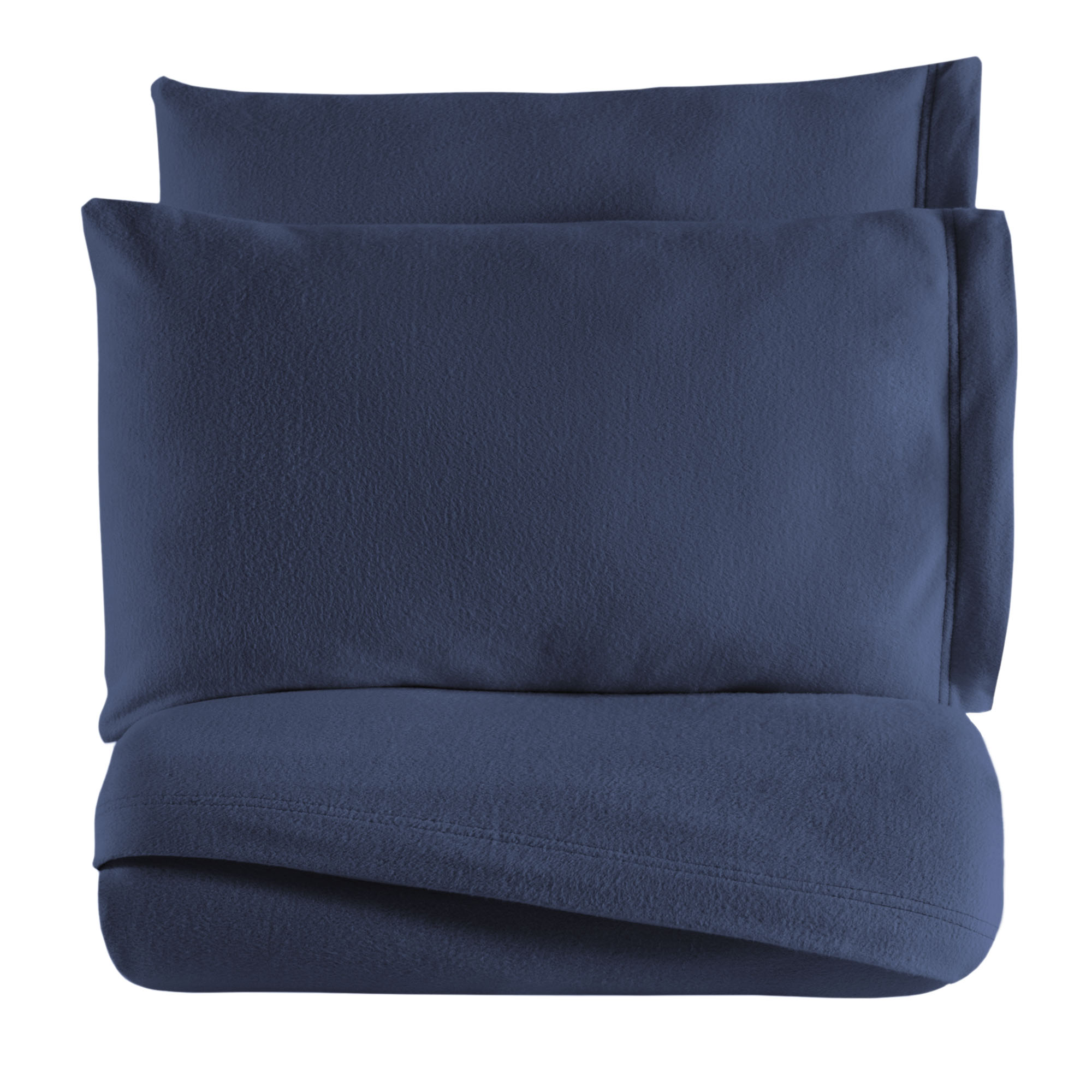 VIANNEY Juego De Sábanas De Polar Calientitas Con Textura Súper Suave Azul