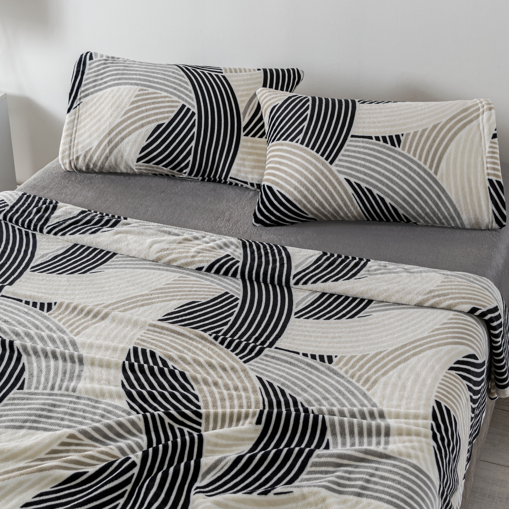 VIANNEY Juego De Sábanas Súper Calientitas Con Textura De Cobertor Siberia Polonia