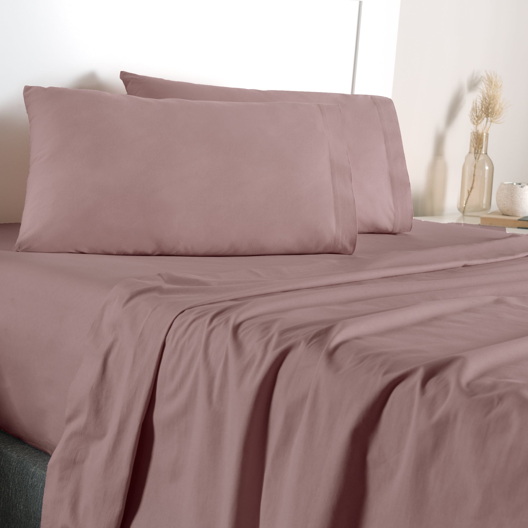 VIANNEY Juego De Sábanas Súper Suaves Viasoft Lila