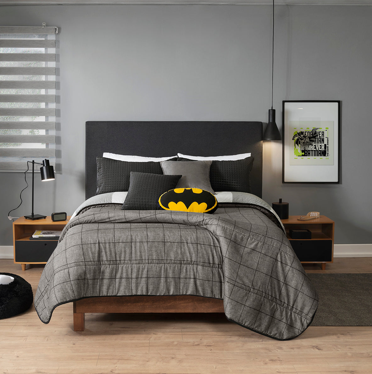 VIANNEY Juego De Edredón Doble Vista Con Fundas y Cojín Gales