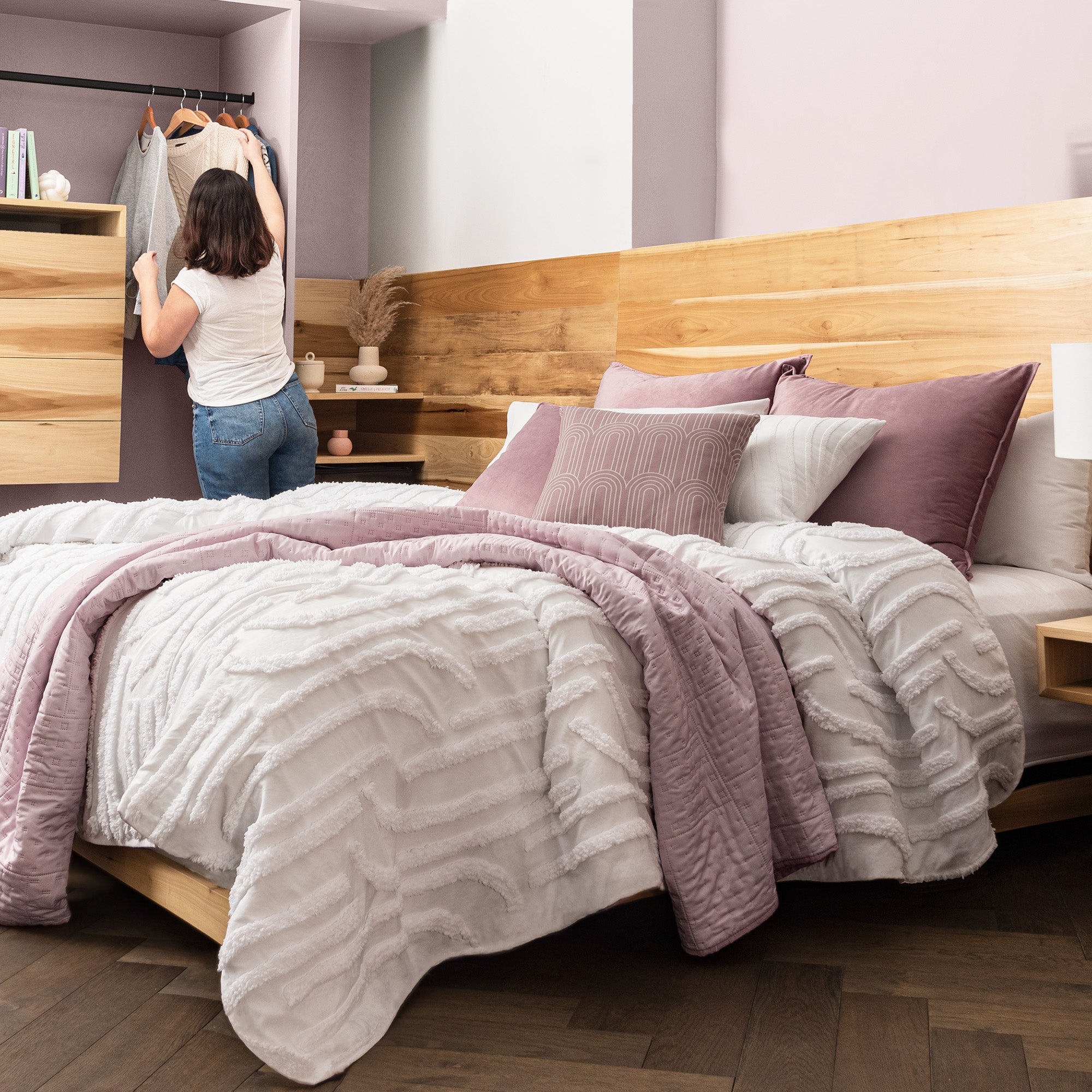 VIANNEY Funda De Duvet, Con Textura En Relieve Deco