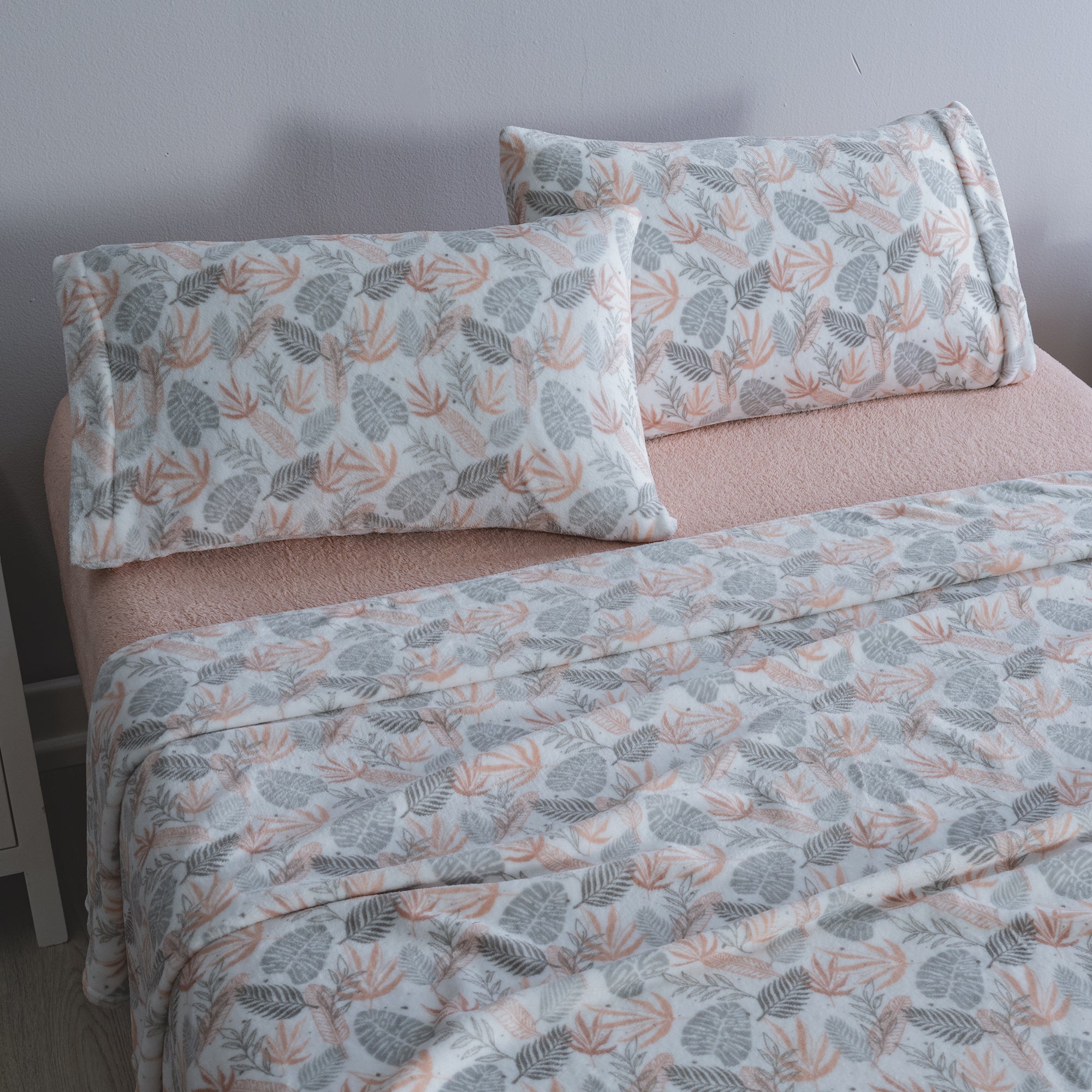 VIANNEY Juego De Sábanas Súper Calientitas Con Textura De Cobertor Siberia Live