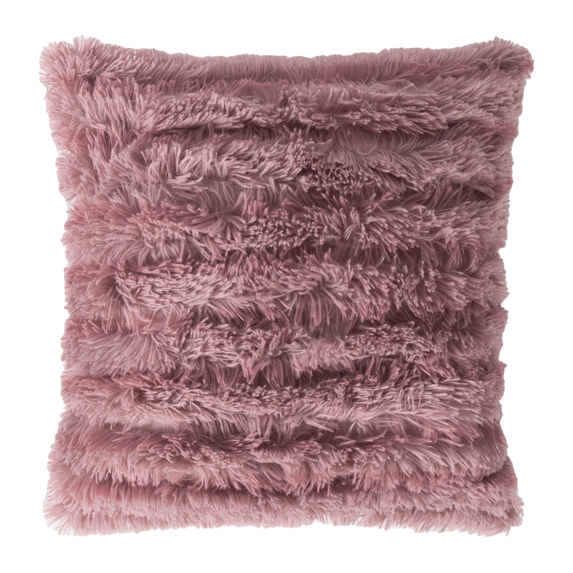 VIANNEY Funda Decorativa De Almohada, Con Textura De Pelo Largo Acanalado Everest Palena