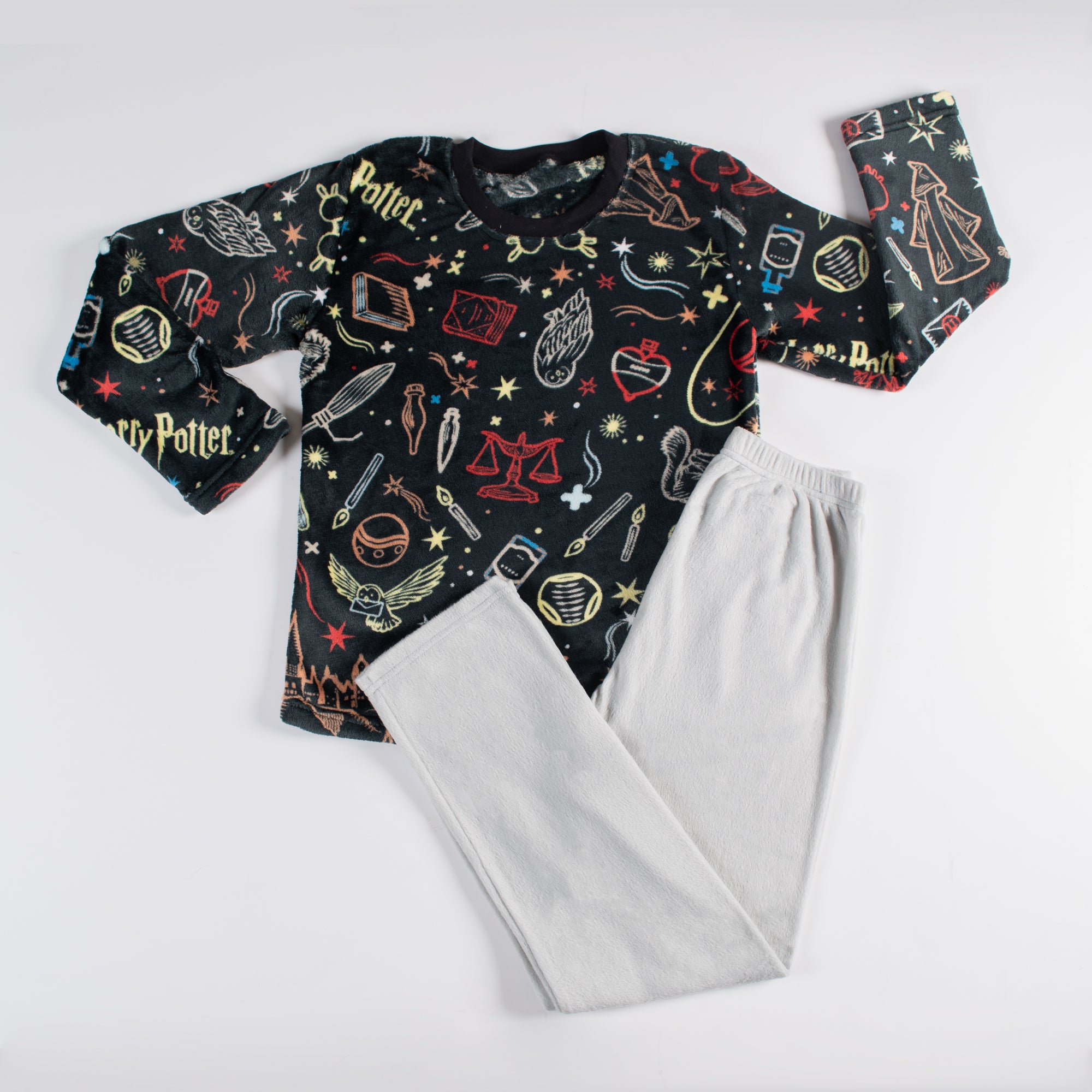VIANNEY Pijama Calientita Unisex Con Textura De Cobertor Harry Potter