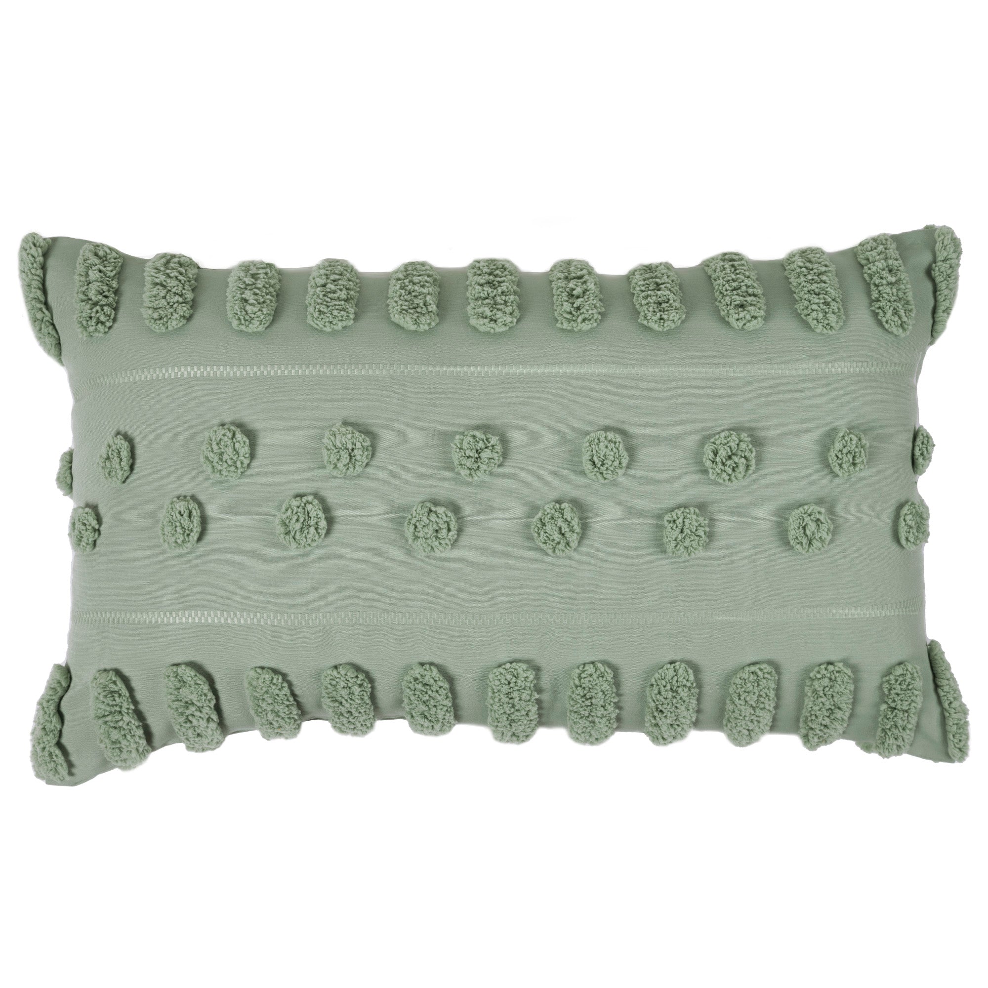 VIANNEY Funda De Cojín, Con Textura Jacquard Jade