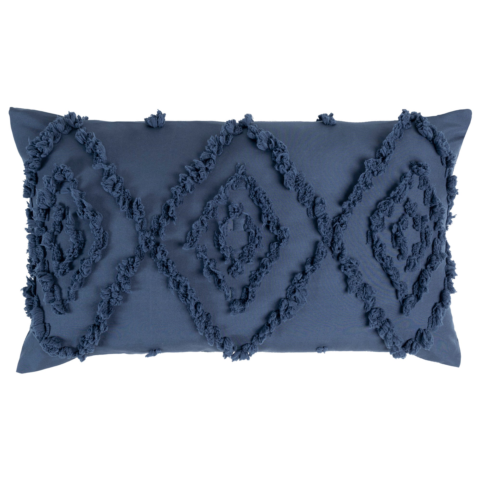 VIANNEY Funda De Cojín, Con Textura Jacquard Denim