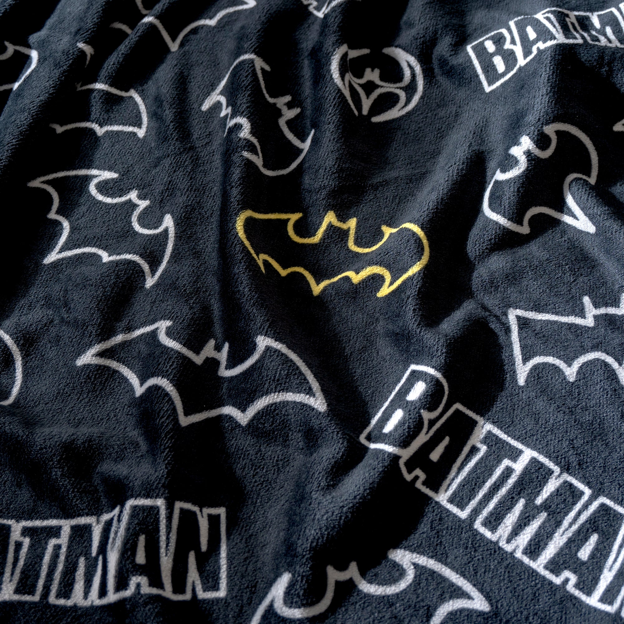 VIANNEY Cobertor Ligero Estampado Súper Suave Batman