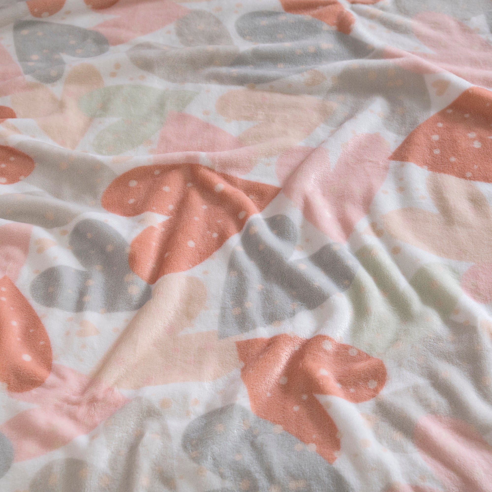 VIANNEY Cobertor Ligero Estampado Súper Suave Love