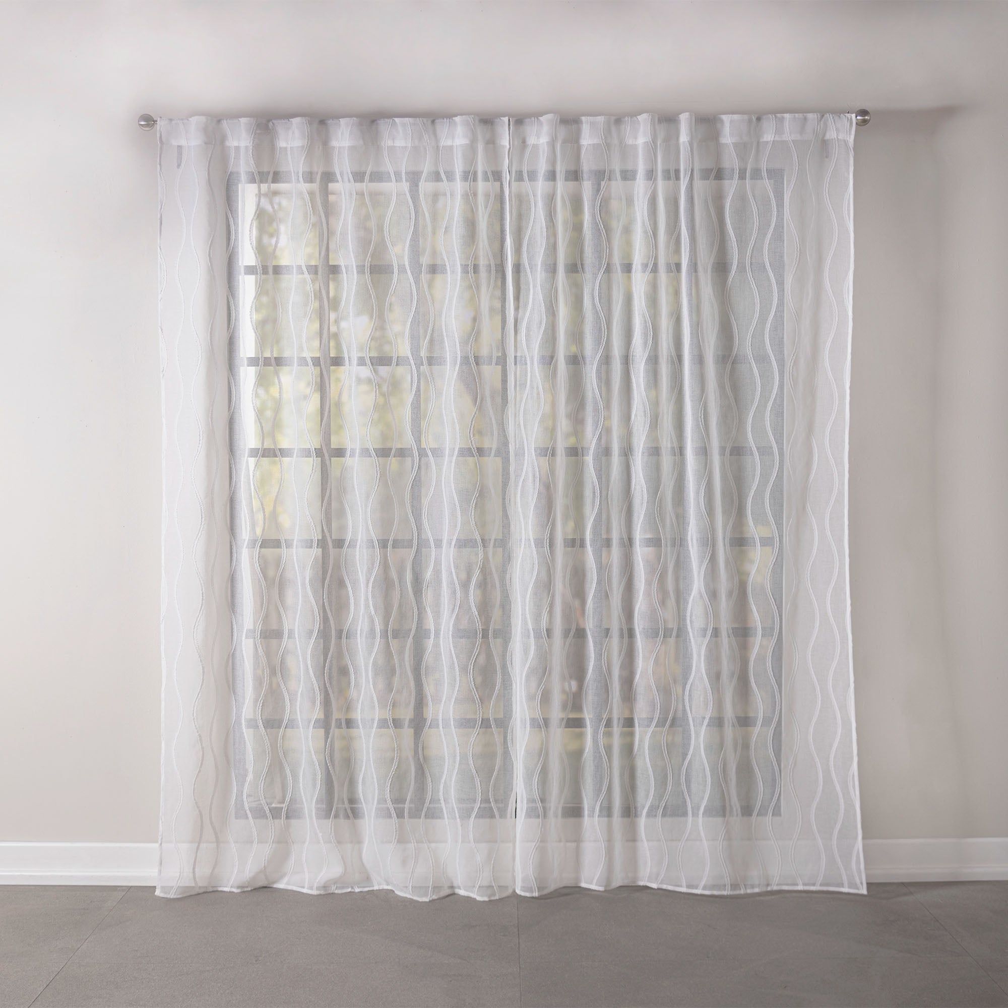 VIANNEY Set De Cortinas Traslúcidas Luz Alta Tarento