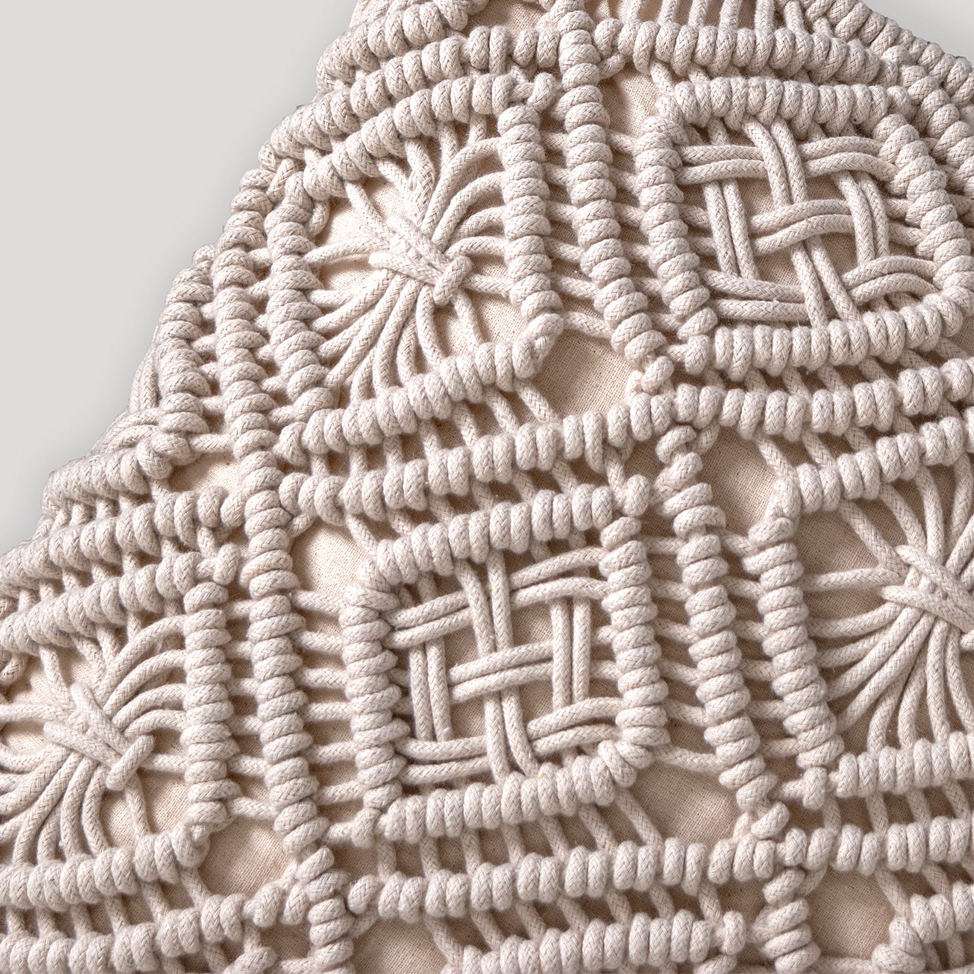 VIANNEY Funda De Cojín, Con Tejido Mumbai Macrame