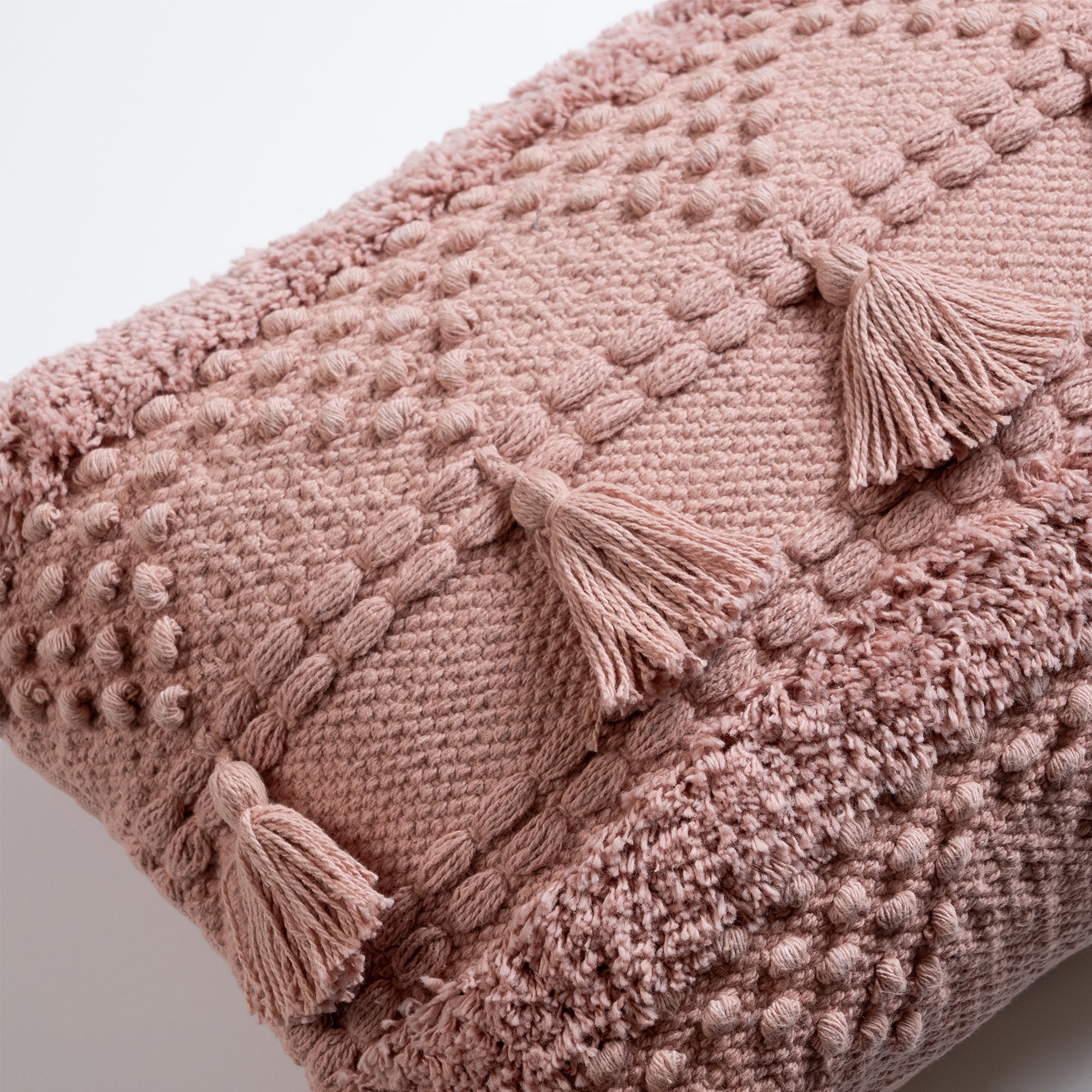 VIANNEY Funda De Cojín, Con Tejido Mumbai Sand