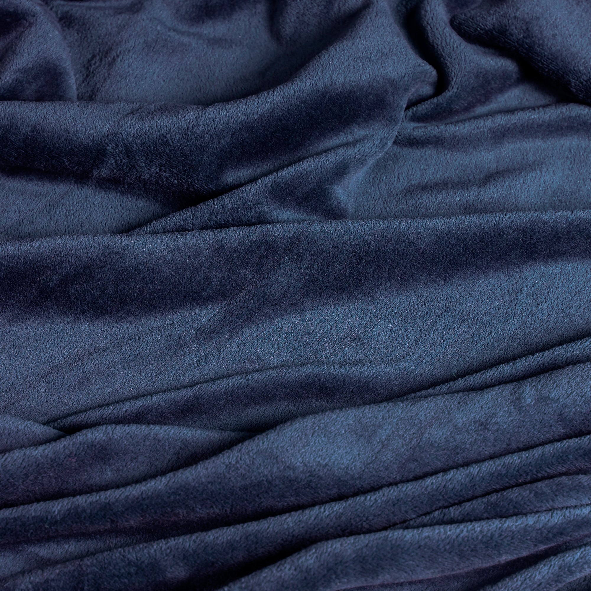 VIANNEY Cobertor Ligero Liso Súper Suave Navy