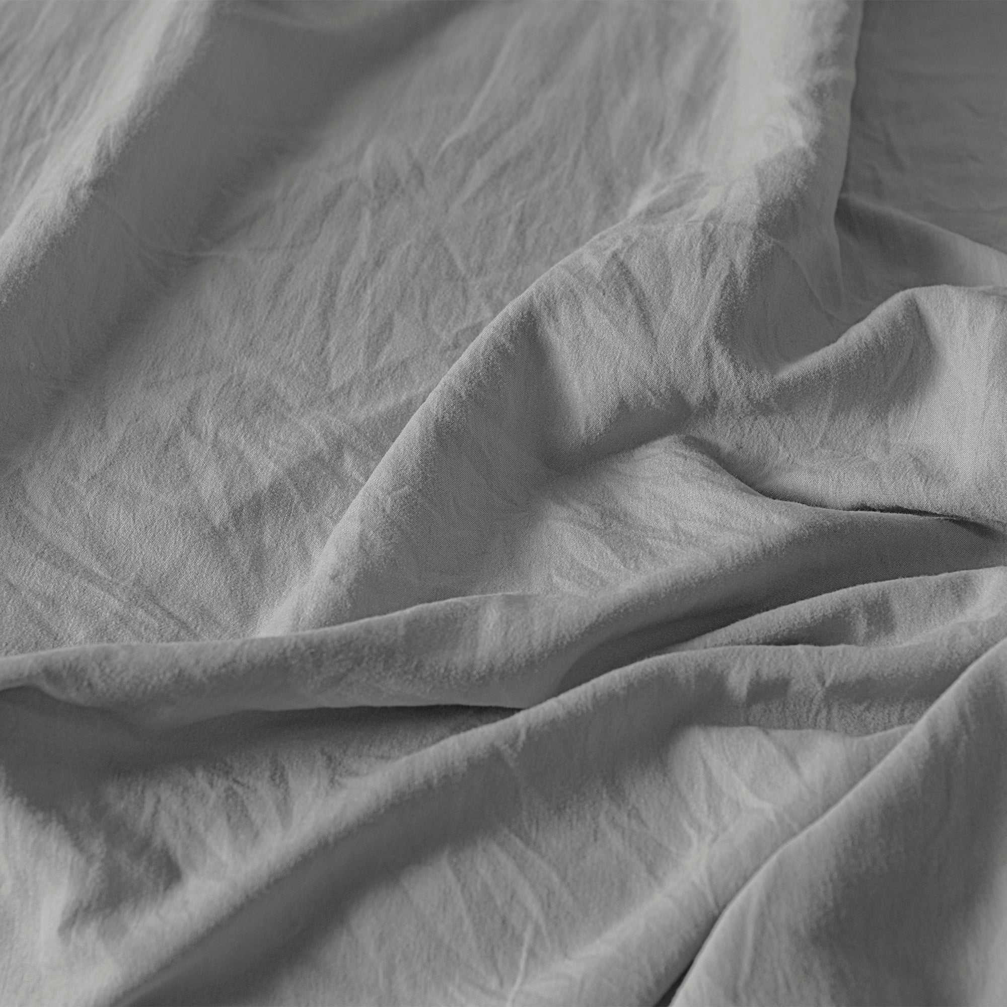 VIANNEY Fundas De Almohada Básicas De Máxima Suavidad Con Acabado Tipo Lino Washed Gris