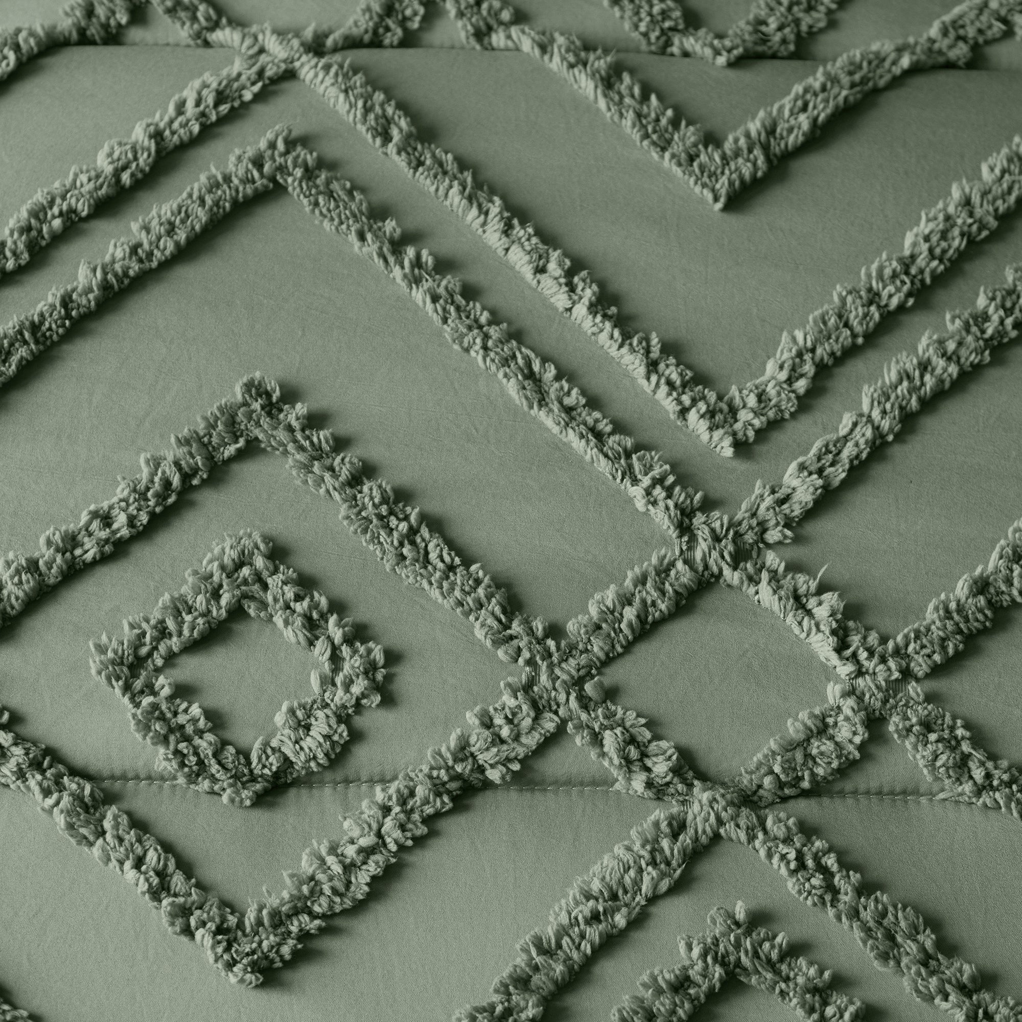 VIANNEY Juego De Edredón Con Textura Jacquard Doble Vista Con Fundas y Cojines Taxco