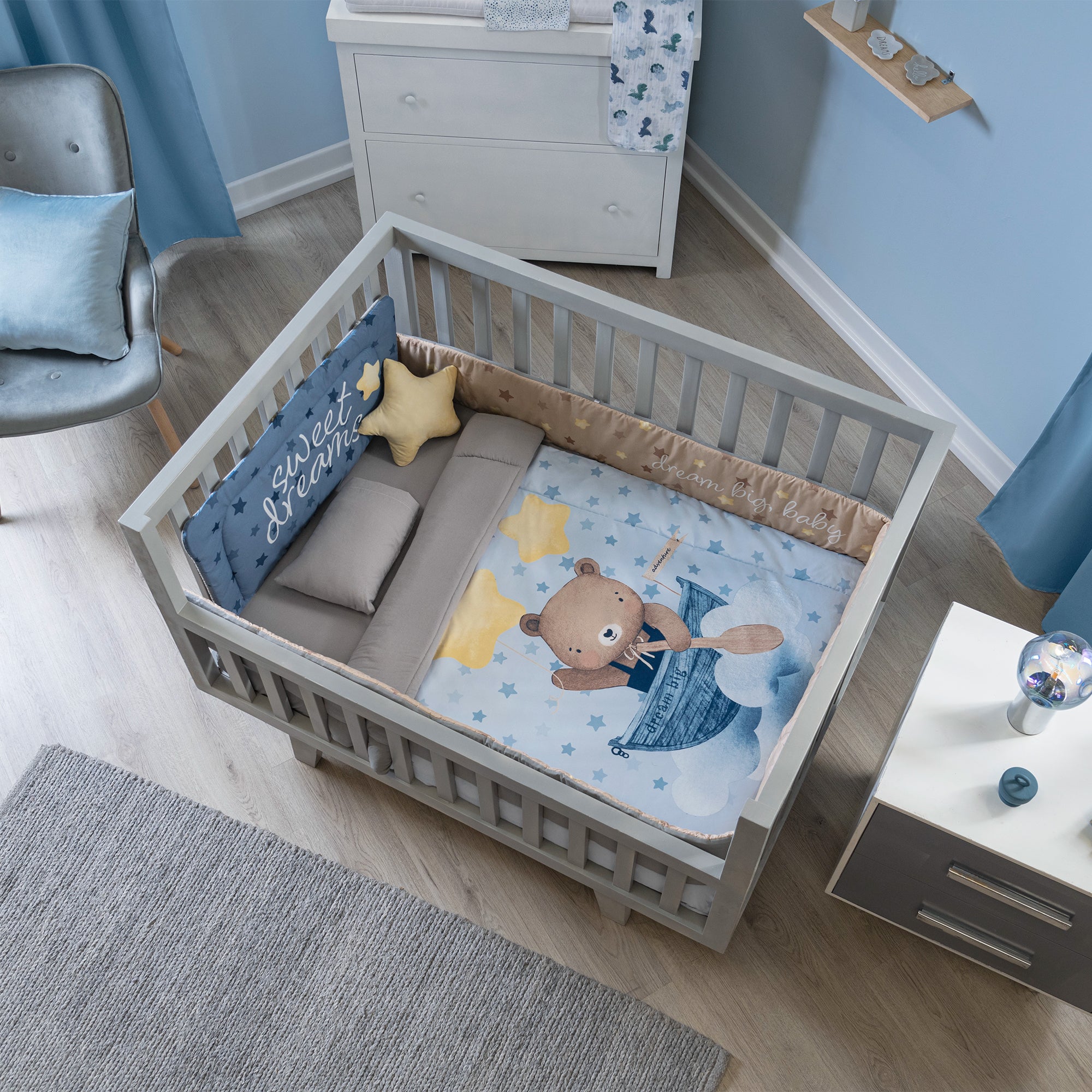 VIANNEY Juego De Cuna Baby Marinero