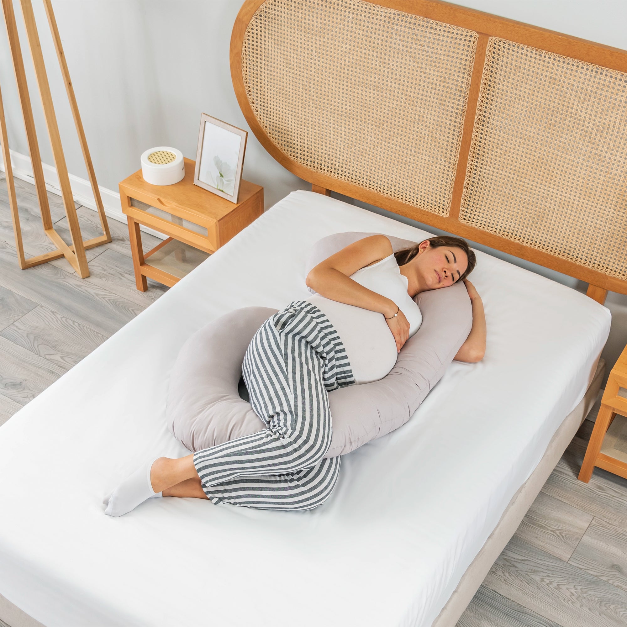 VIANNEY Almohada Multiusos Body Comfort Washed Gris