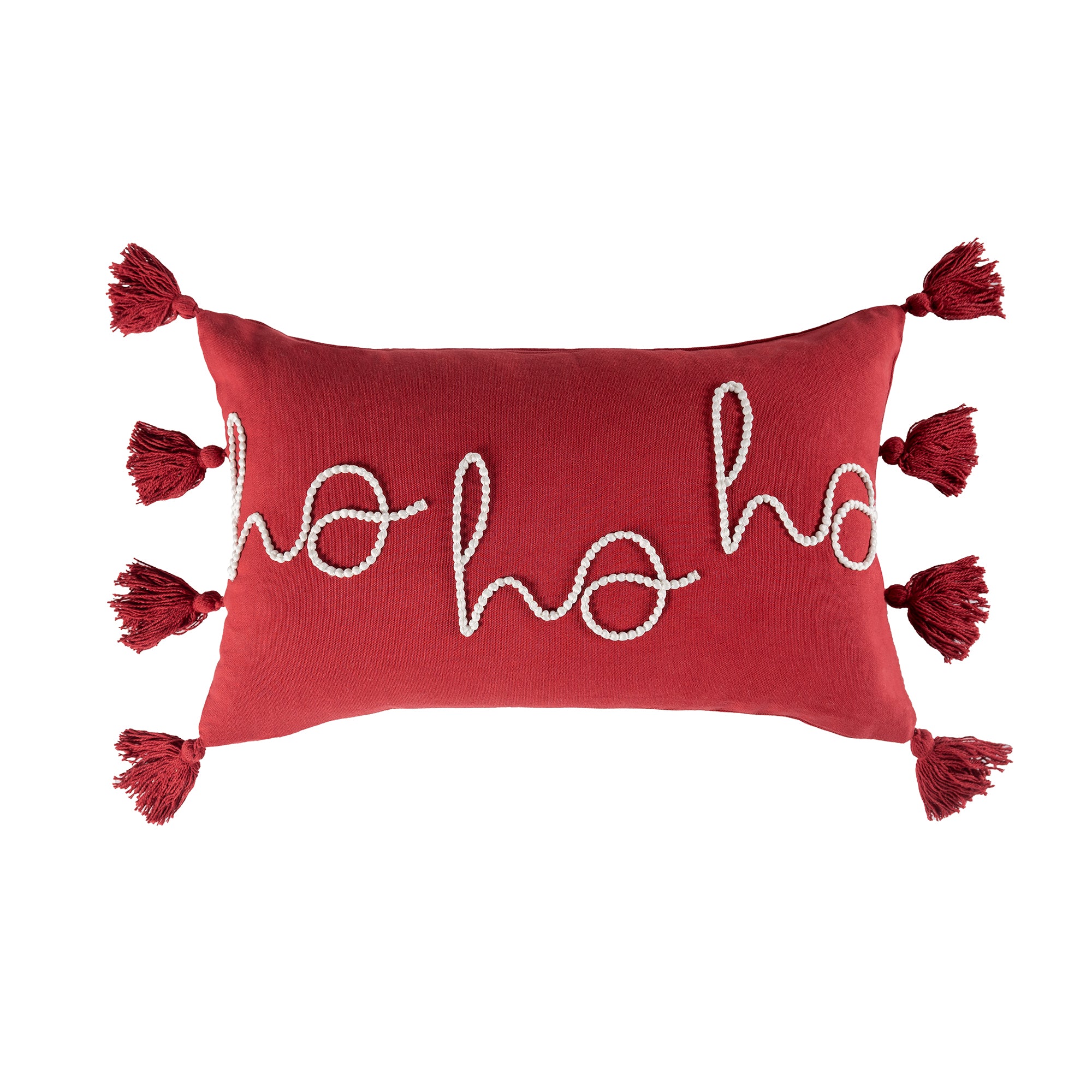 VIANNEY Funda De Cojín, Navideña Con Bordado Mumbai Holly