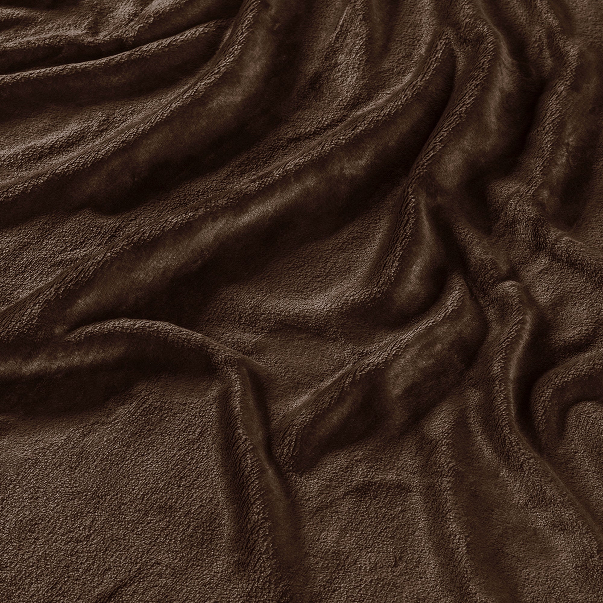 VIANNEY Cobertor Ligero Liso Súper Suave Coffee