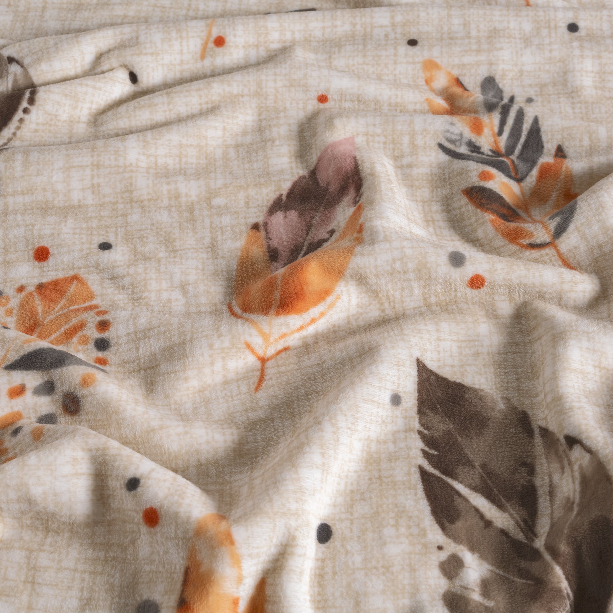 VIANNEY Cobertor Ligero Estampado Súper Suave Plumas