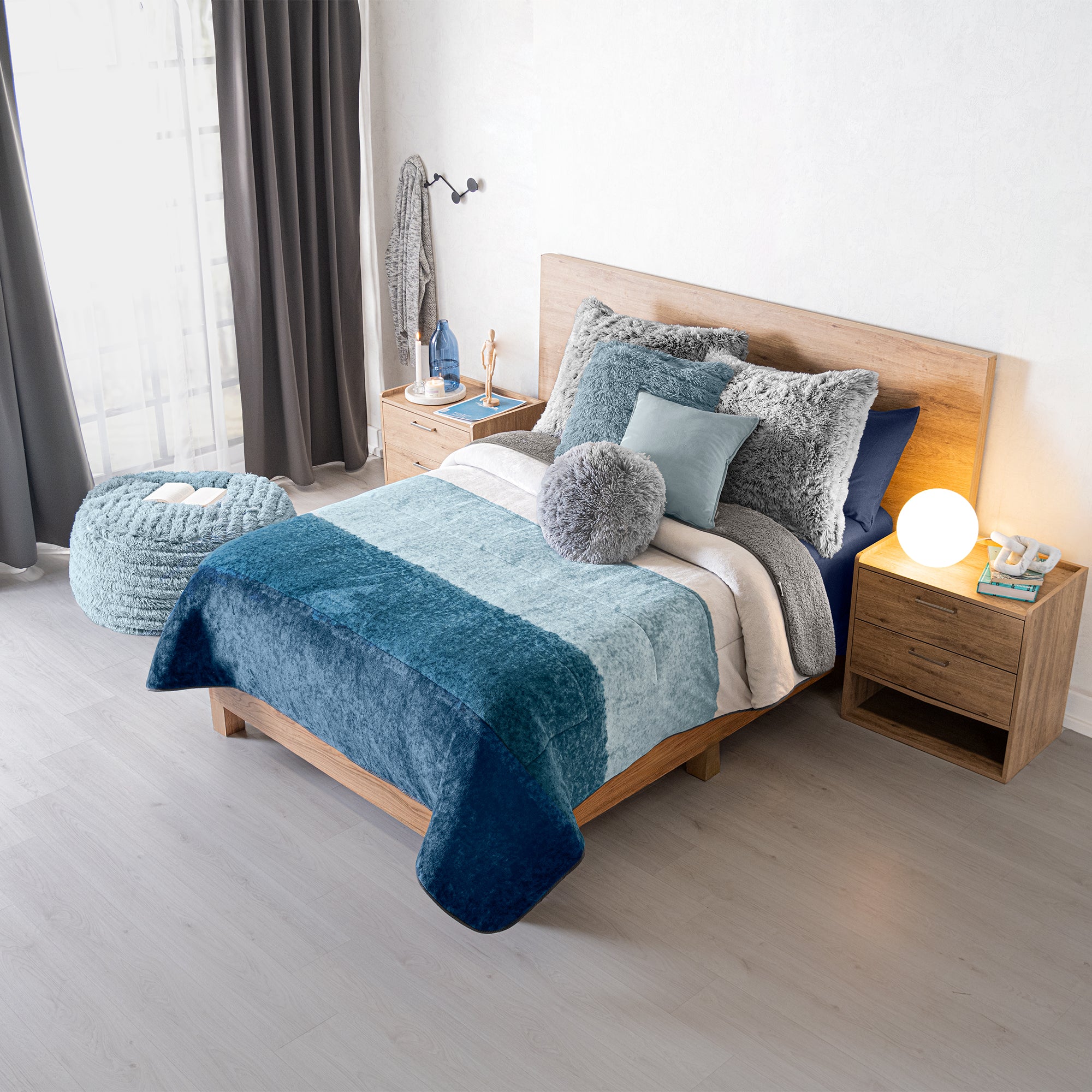 VIANNEY Cobertor Ultrasuave Con Interior De Borrega Premium Invernal Oslo