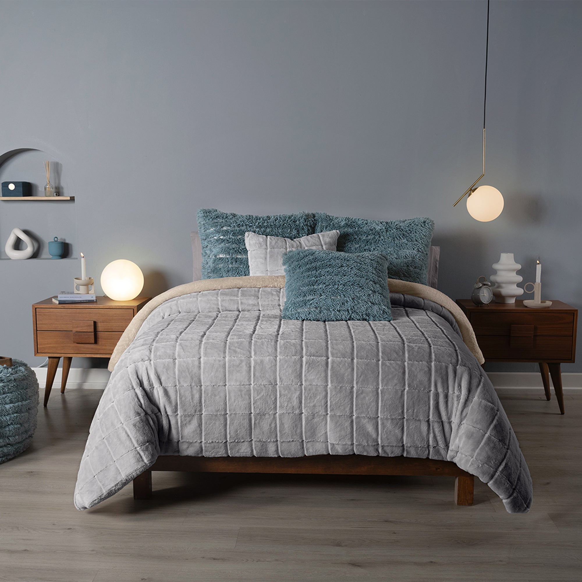 VIANNEY Funda De Duvet, Súper Calientita Texturizada Con Cierre Everest Stone