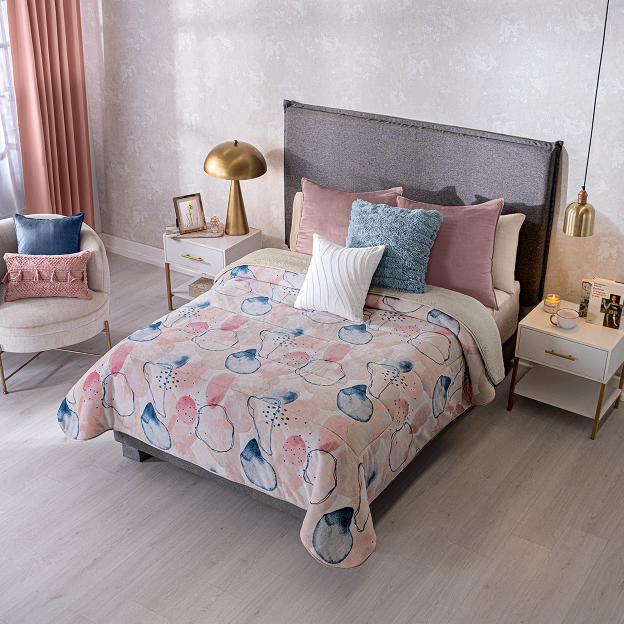 VIANNEY Cobertor Ultrasuave Con Interior De Borrega Premium Invernal Holanda