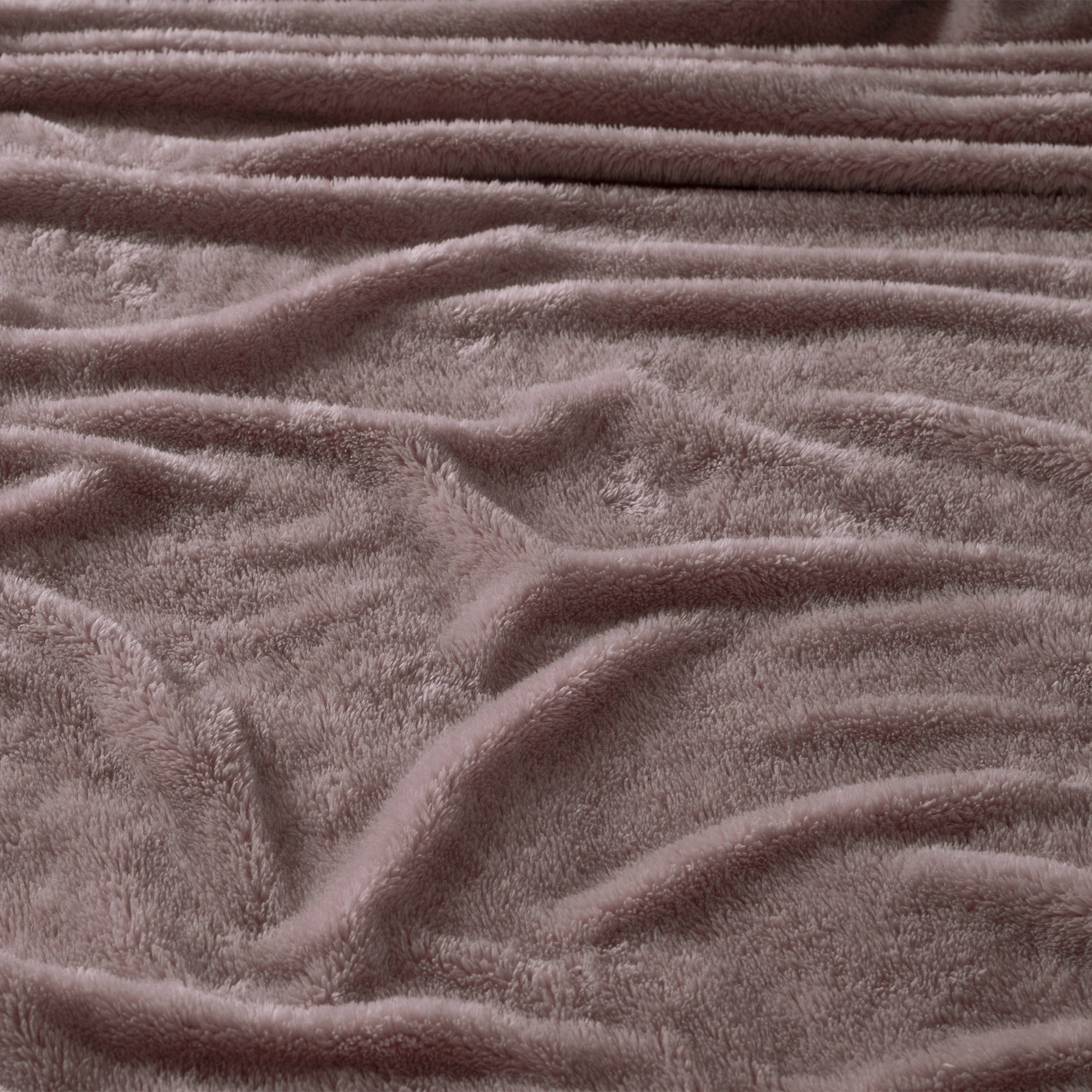 VIANNEY Sábana De Cajón Súper Calientita Con Textura De Cobertor Siberia Alpes Lila