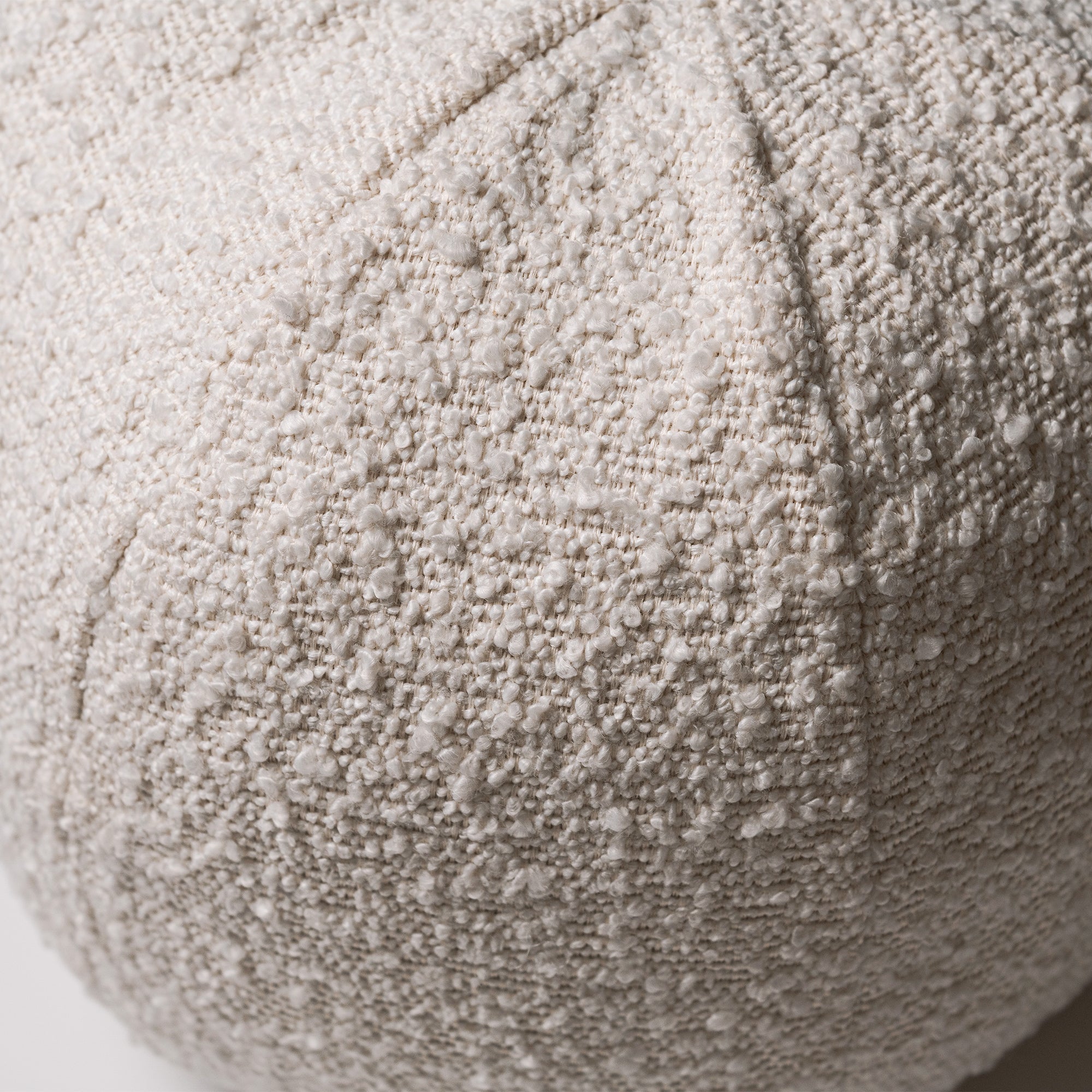 VIANNEY Cojín Esférico Con Tejido Bouclé