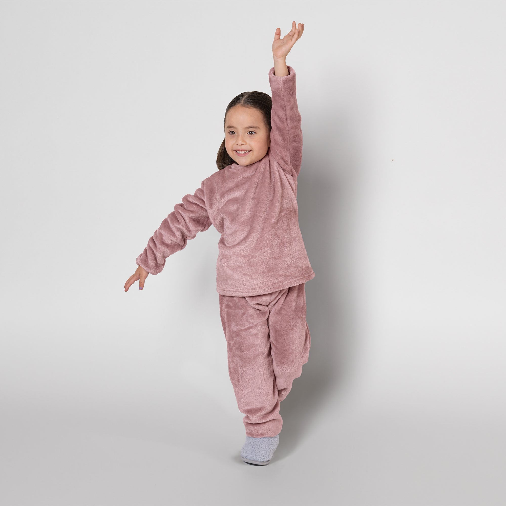 VIANNEY Pijama Calientita Con Textura De Cobertor Lila