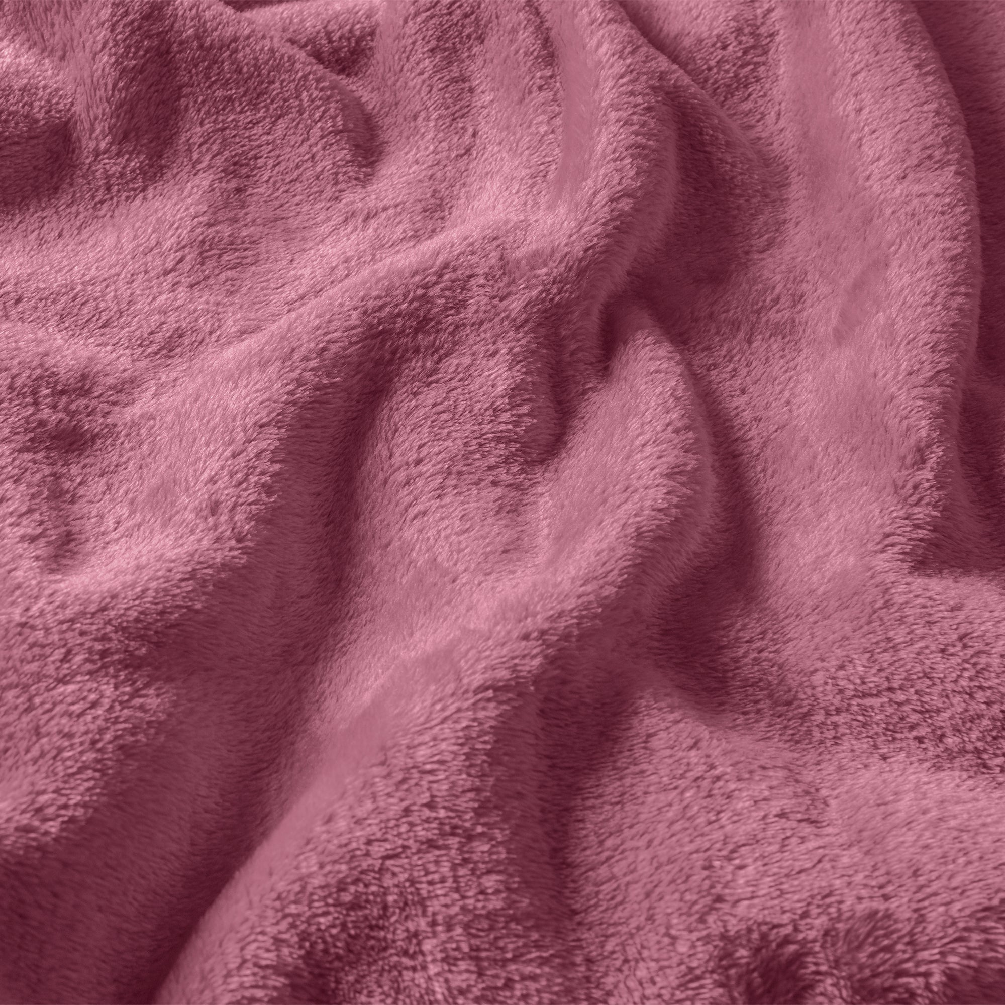 VIANNEY Cobertor Ligero Liso Súper Suave Blush