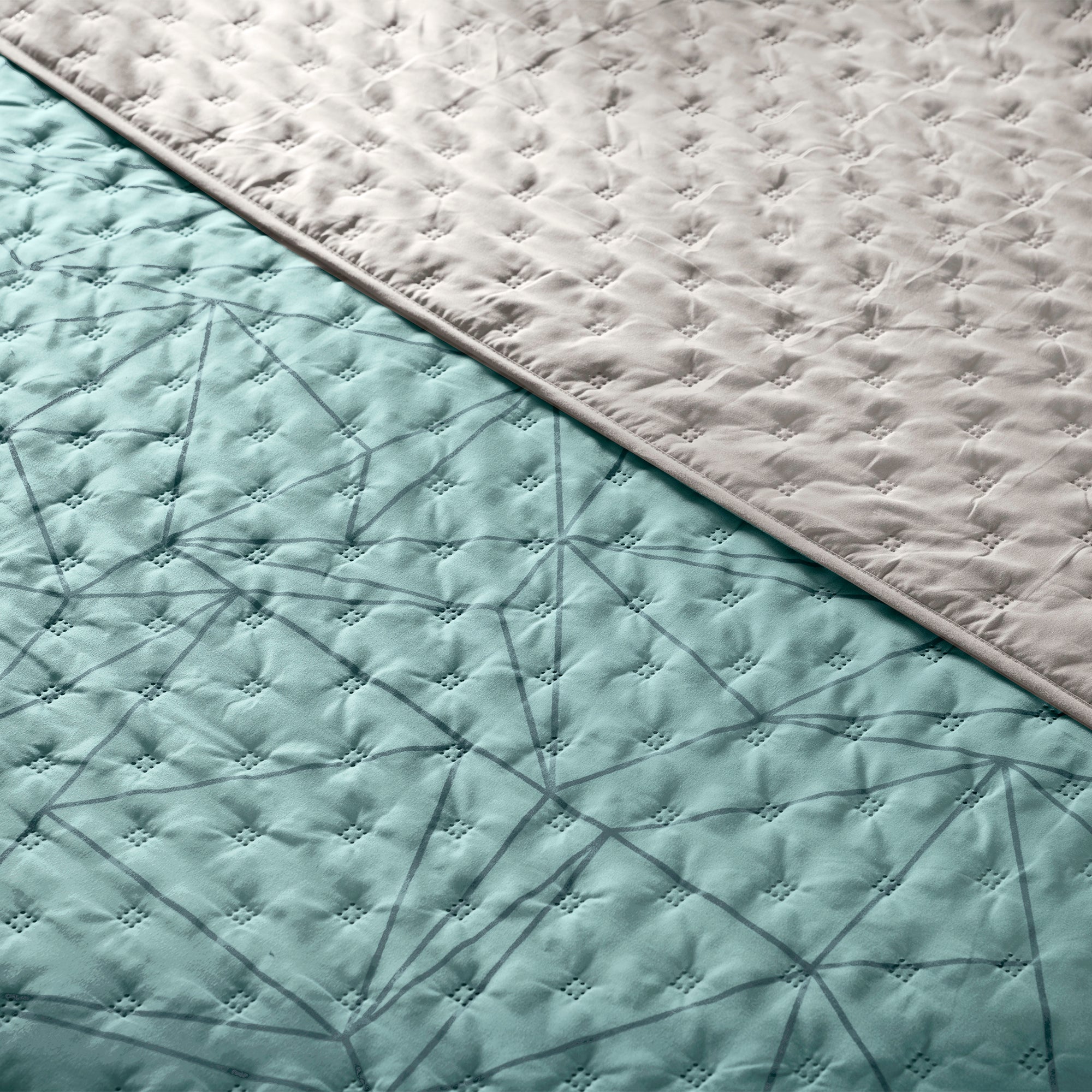 VIANNEY Edredón Doble Vista Ultradelgado Novo Geometric
