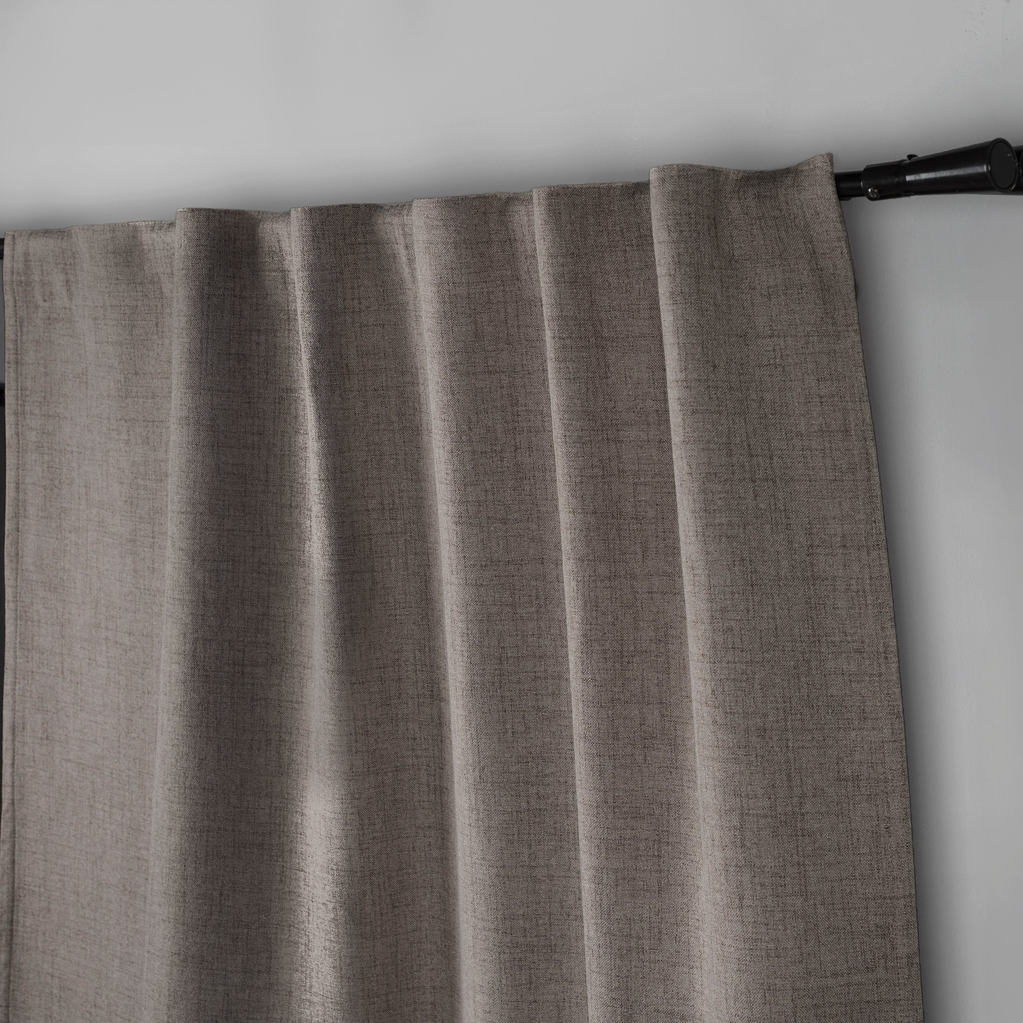 VIANNEY Set De Cortinas Texturizadas Blackout Latte