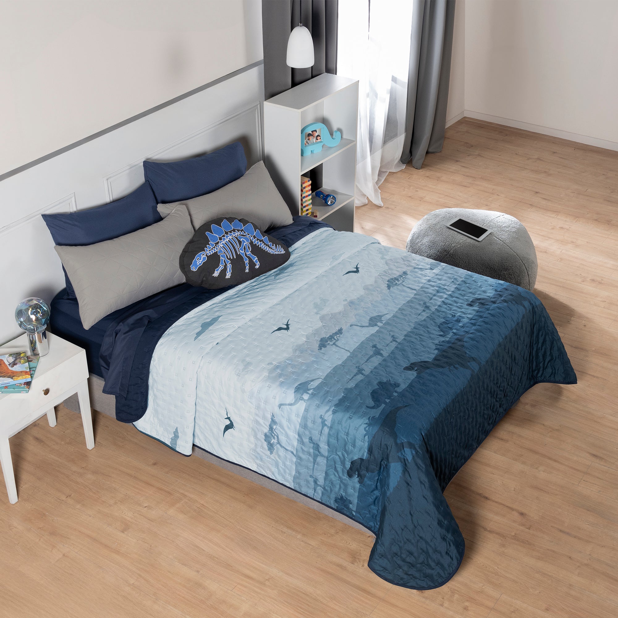 VIANNEY Edredón Doble Vista Ultradelgado Novo Jurásico