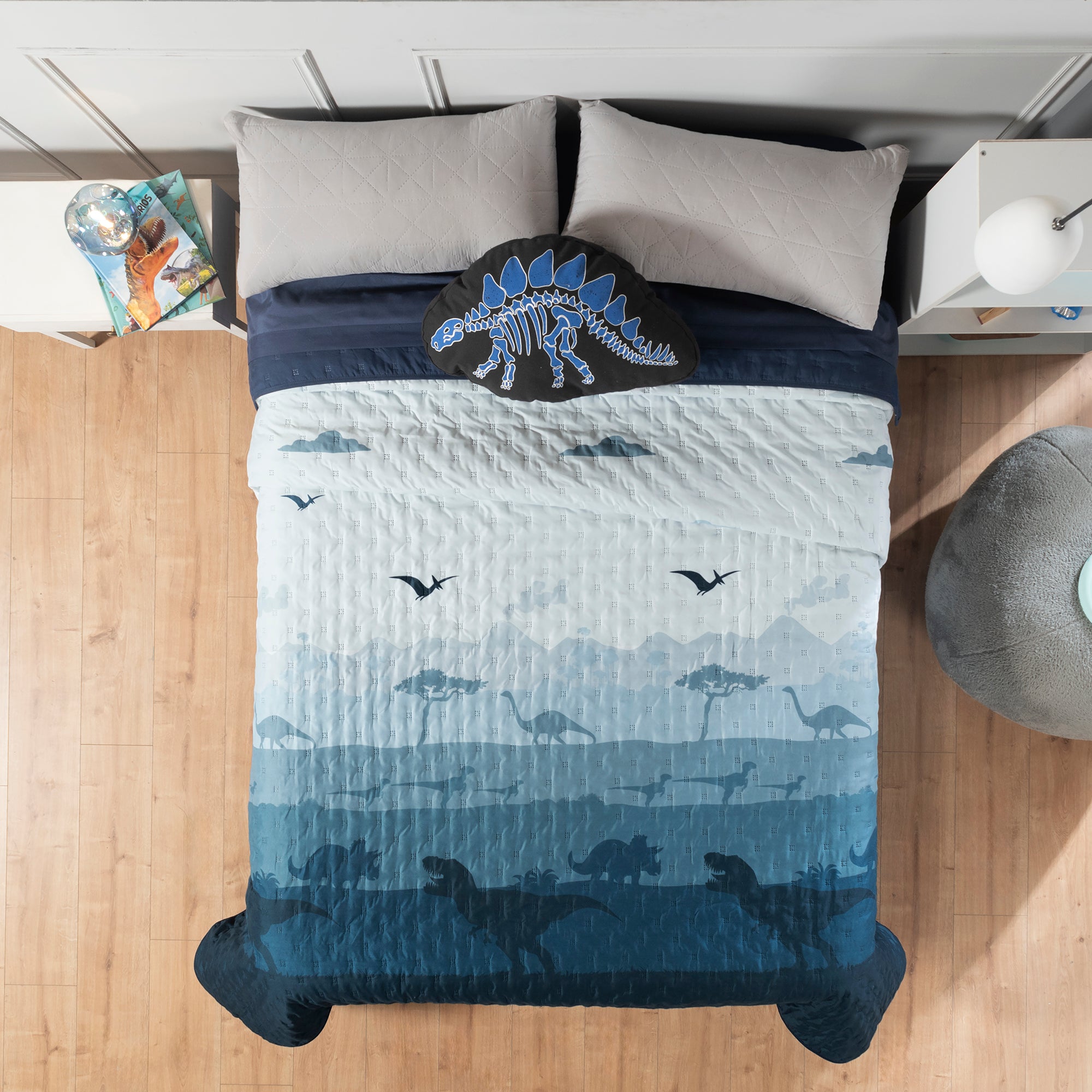 VIANNEY Edredón Doble Vista Ultradelgado Novo Jurásico