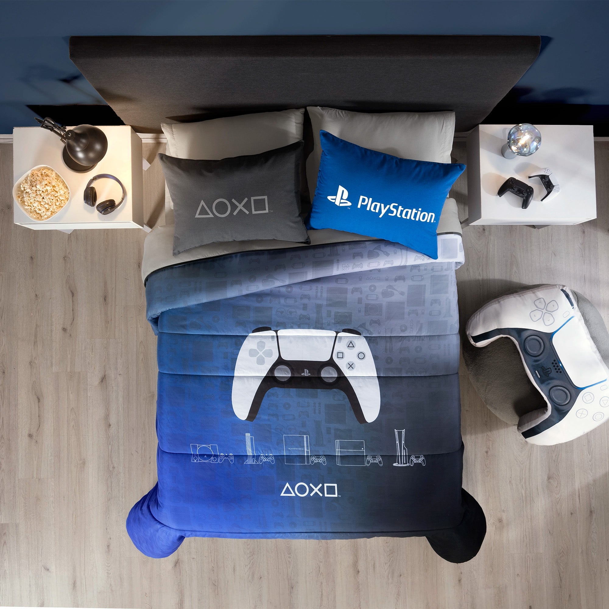 VIANNEY Juego De Edredón Doble Vista Con Fundas Incluidas Playstation Gamer