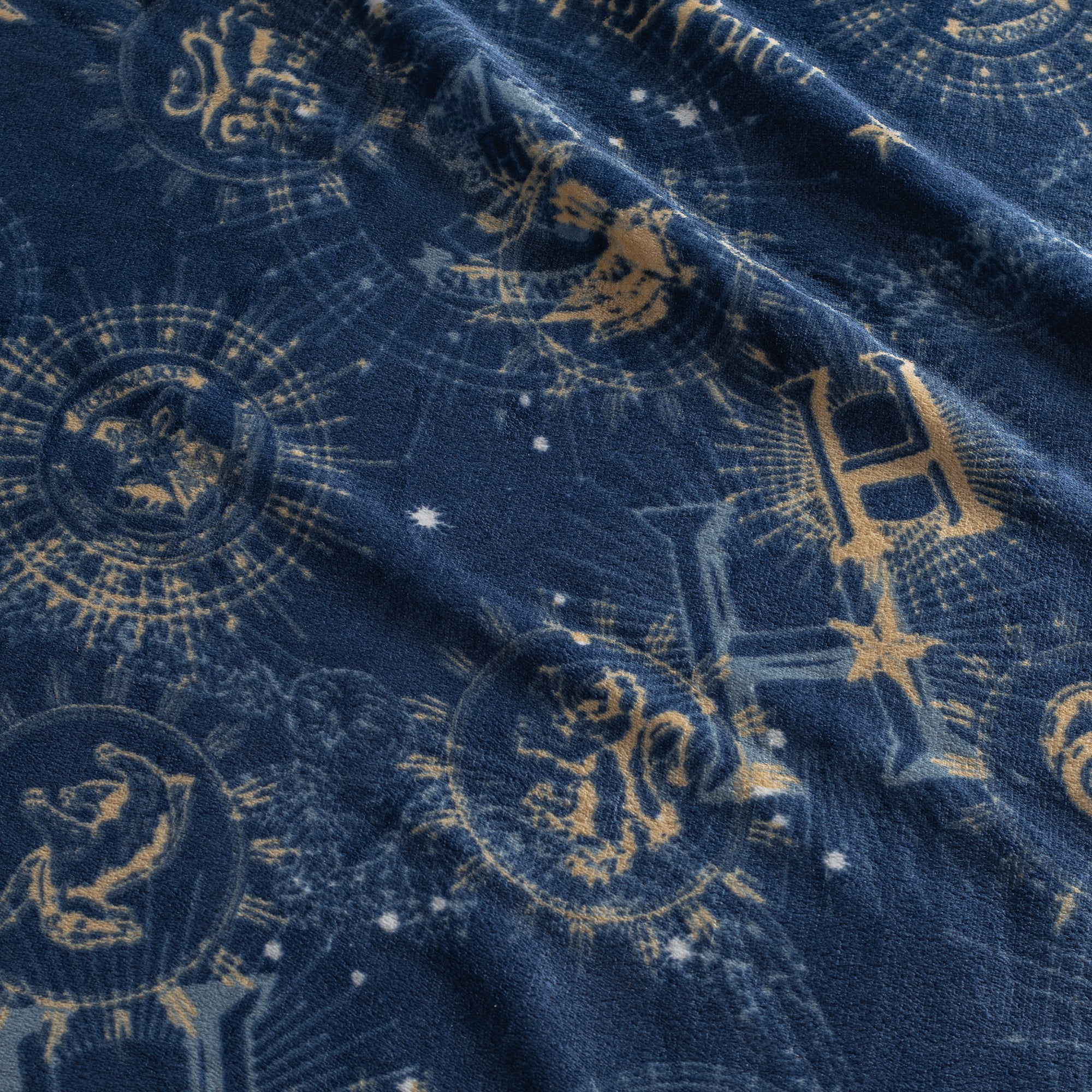 VIANNEY Cobertor Ligero Estampado Súper Suave Hogwarts