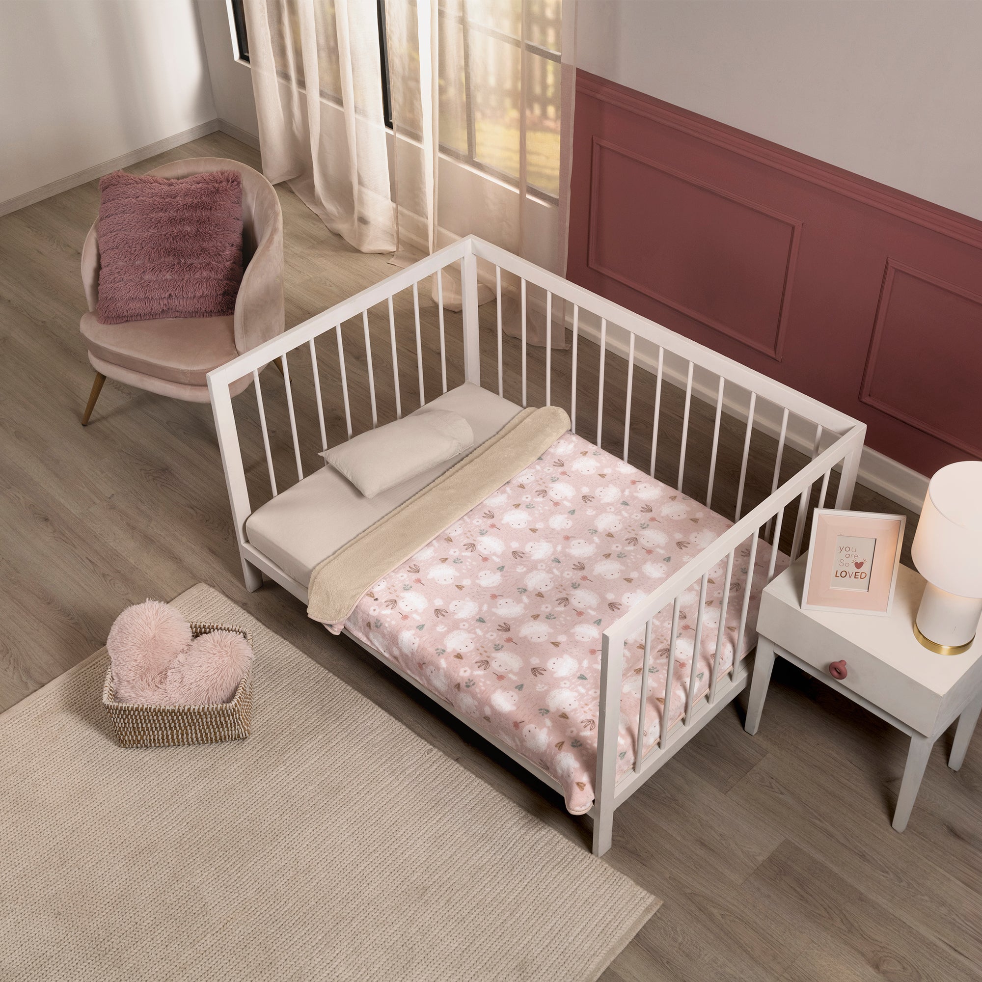 VIANNEY Cobijita Para Bebé Ultrasuave Con Interior De Borrega Sheep