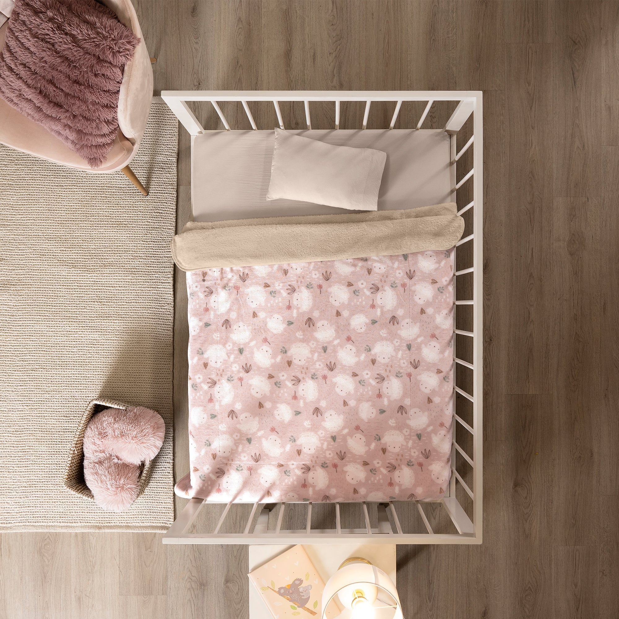 VIANNEY Cobijita Para Bebé Ultrasuave Con Interior De Borrega Sheep