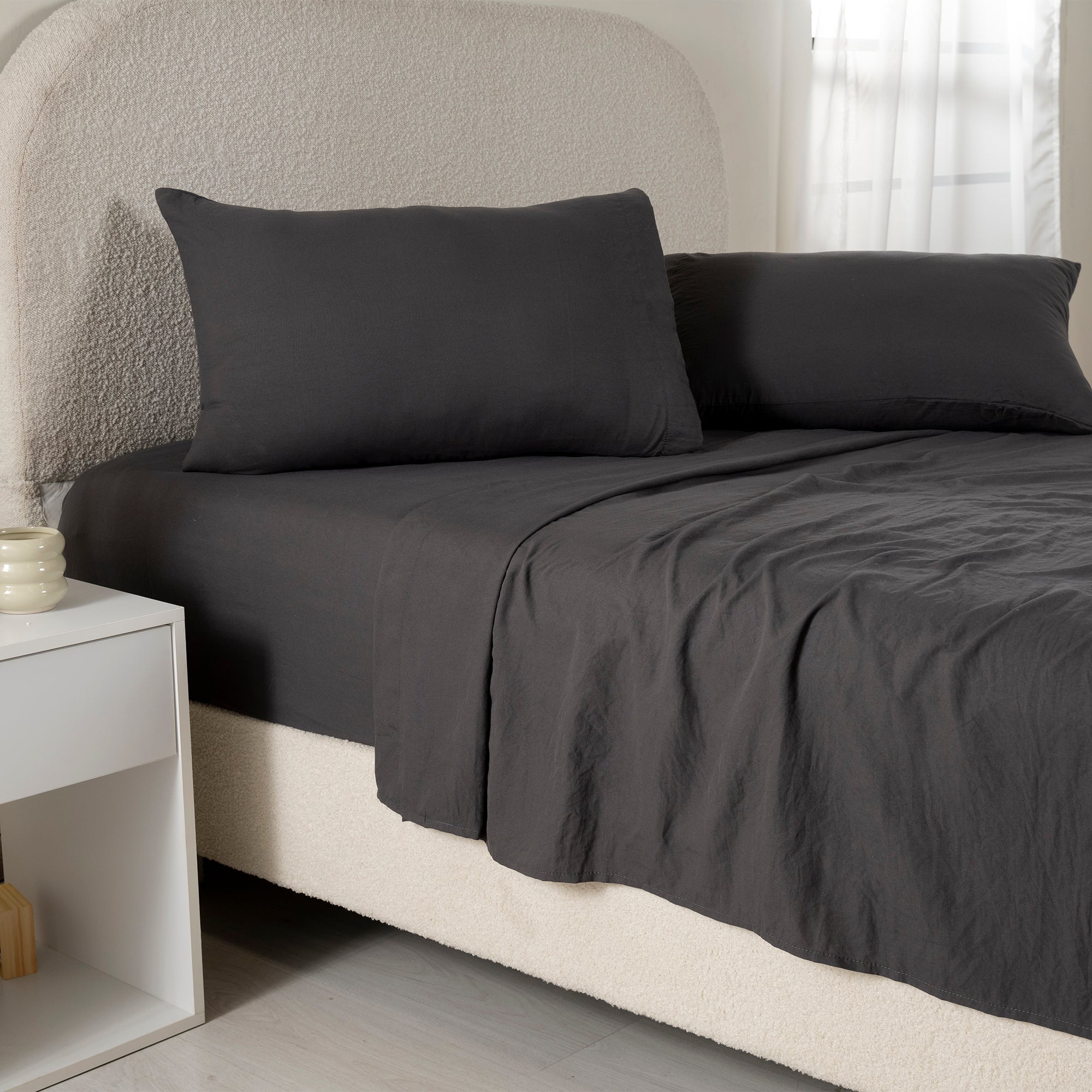 VIANNEY Juego De Sábanas De Máxima Suavidad Con Acabado Tipo Lino Magnet