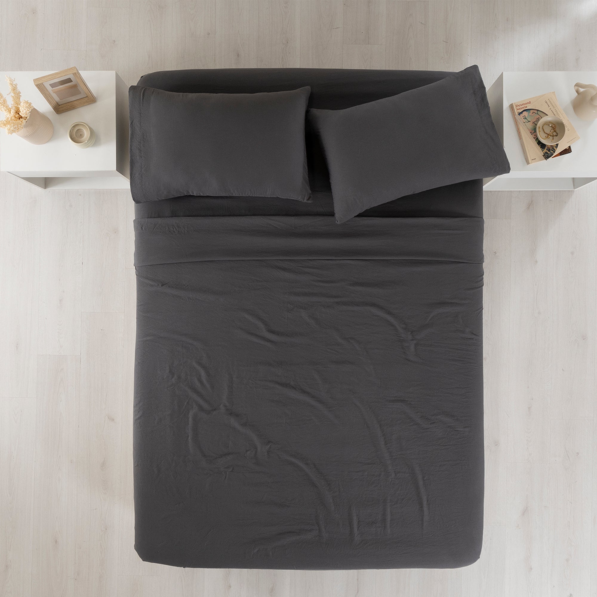 VIANNEY Juego De Sábanas De Máxima Suavidad Con Acabado Tipo Lino Magnet